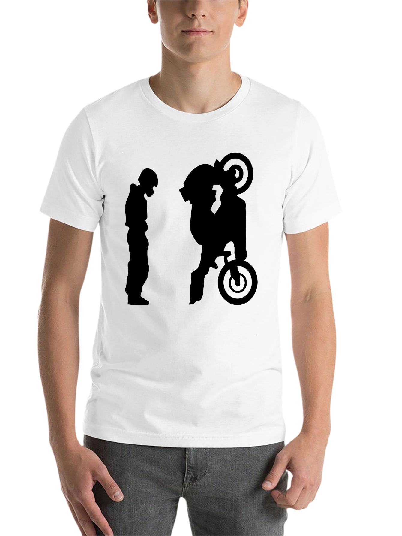 Black Cool Graphic Tee - Biker Evolution view 14