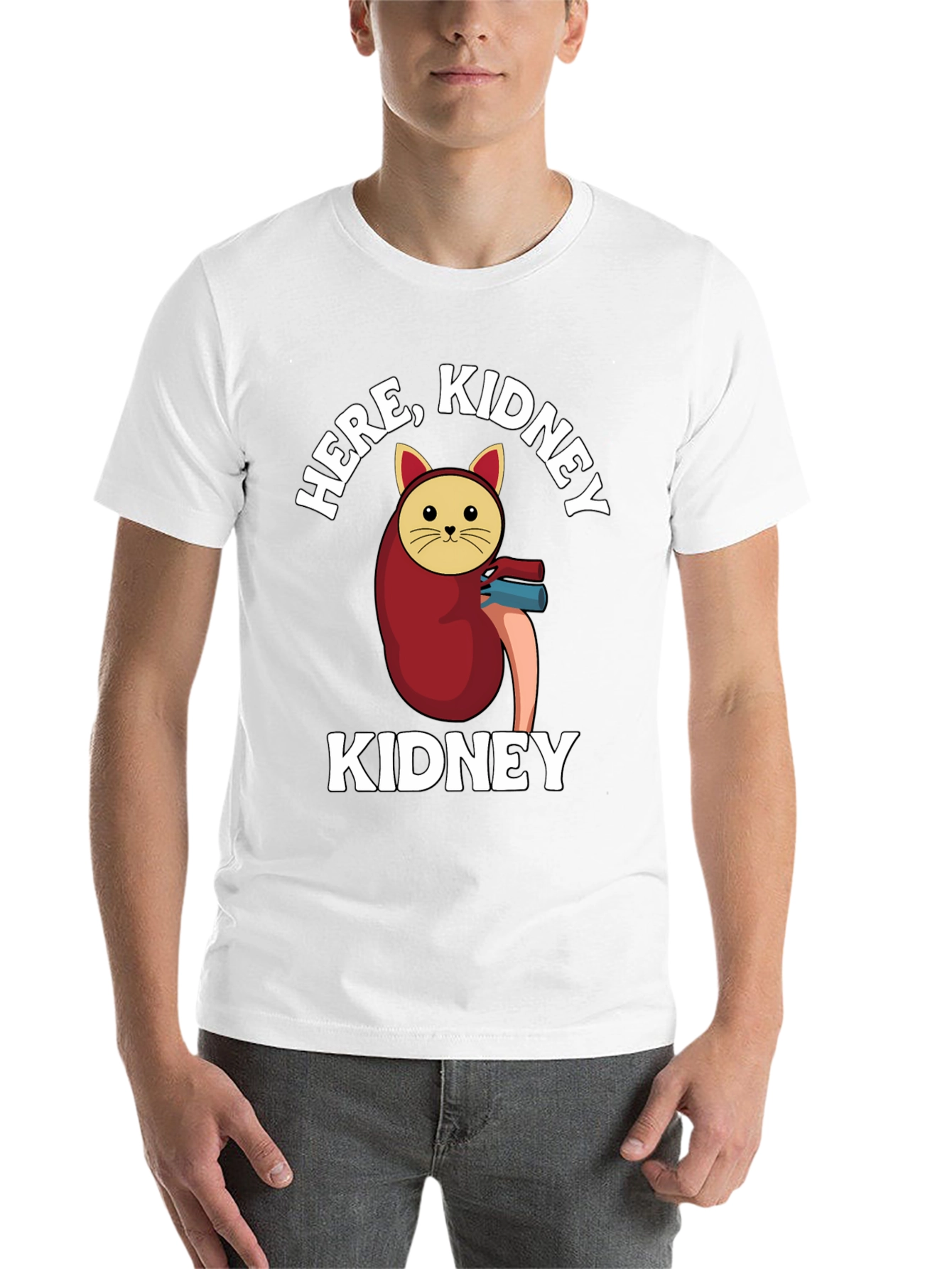 Black Here, Kidney Kidney T-Shirt view 14