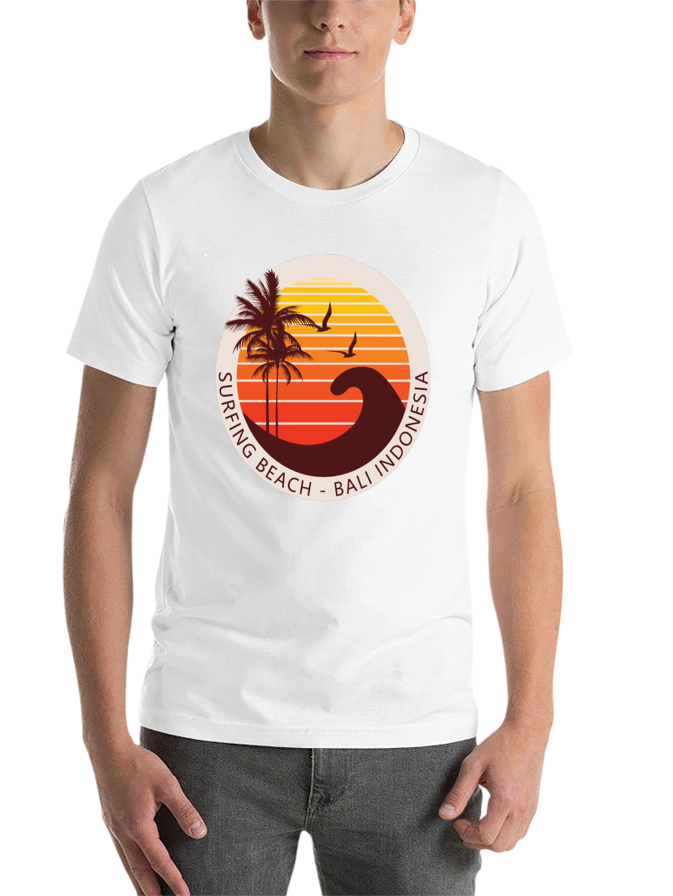 Bali Surfing Beach T-Shirt - 14