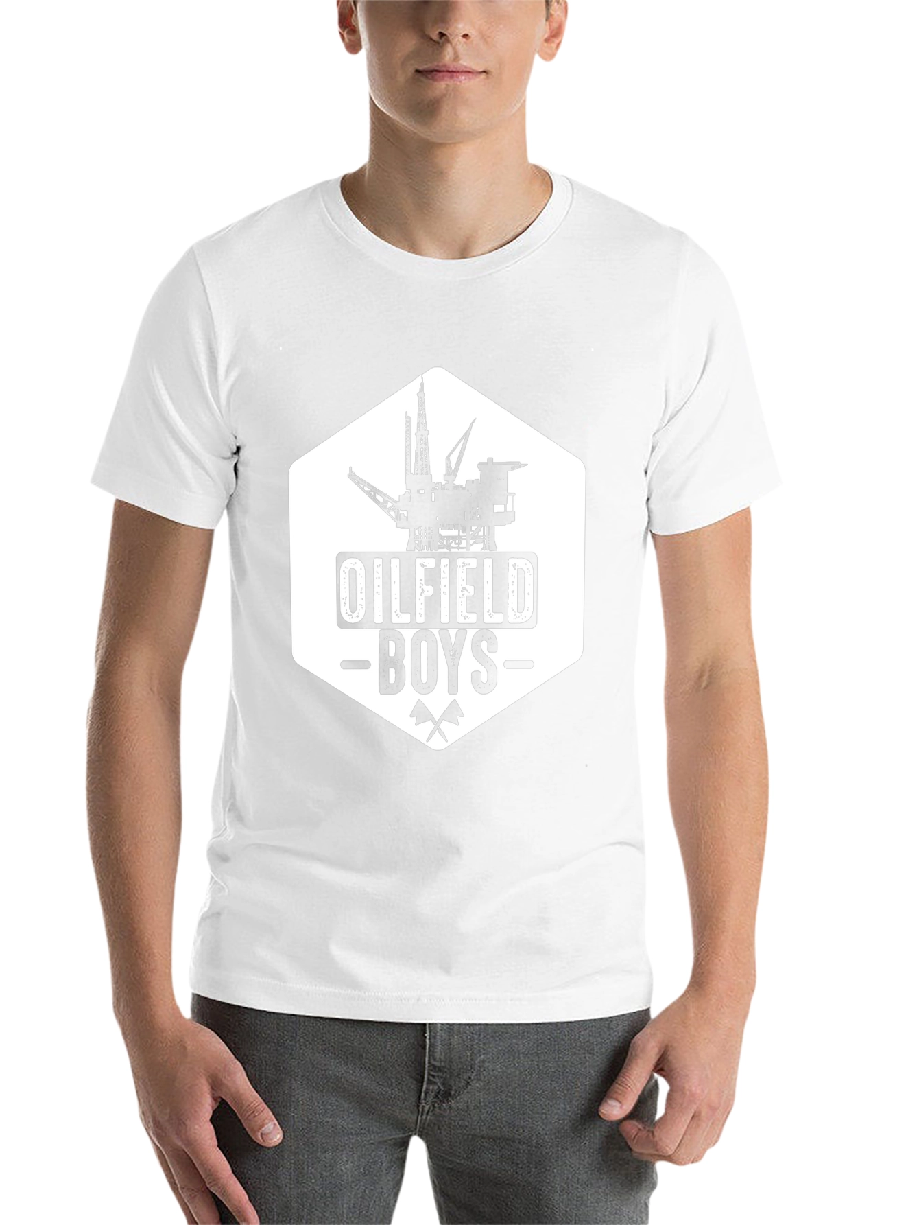 Black Oilfield Boys Graphic Tee - Black Cotton T-Shirt view 14