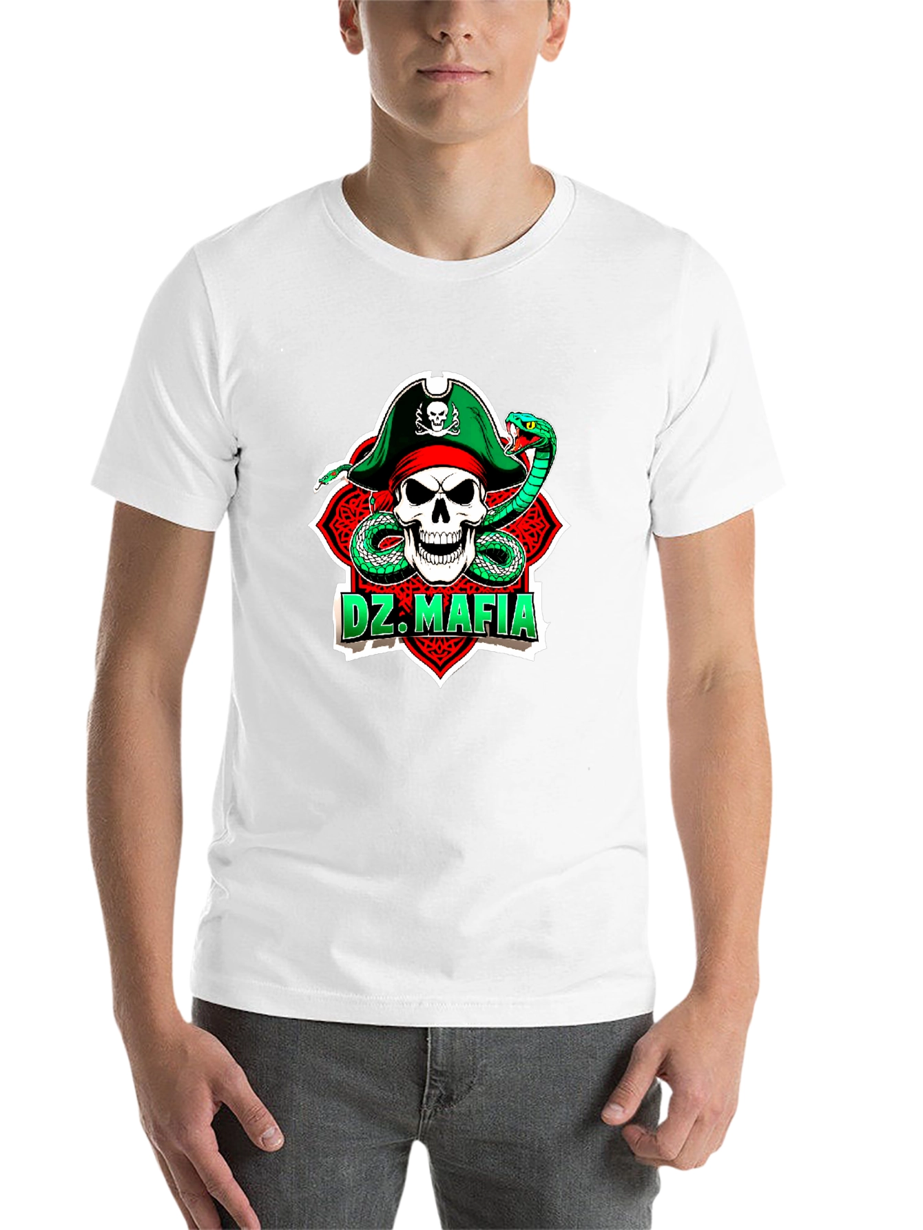 DZ Mafia Skull Pirate T-Shirt - 14