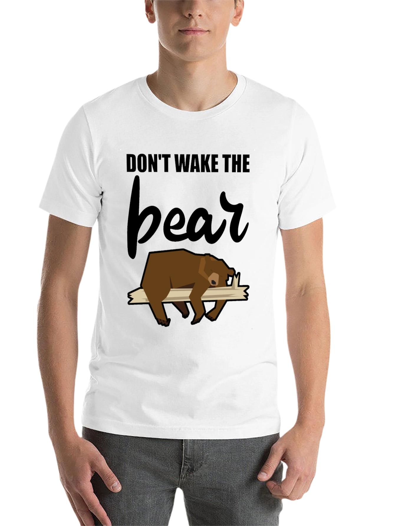 Black Don't Wake the Bear T-Shirt view 14