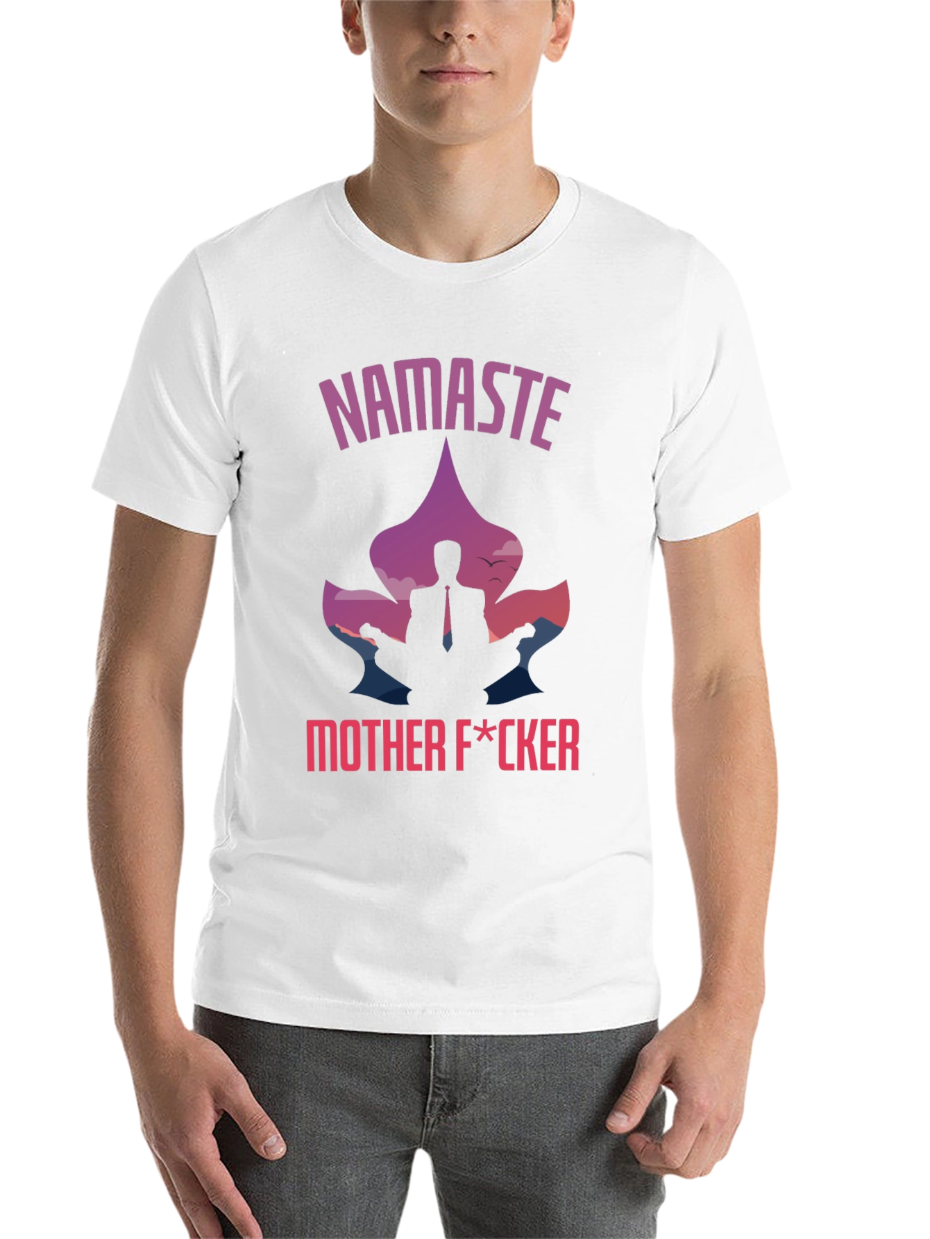 Namaste Mother F*cker Graphic T-Shirt - 14