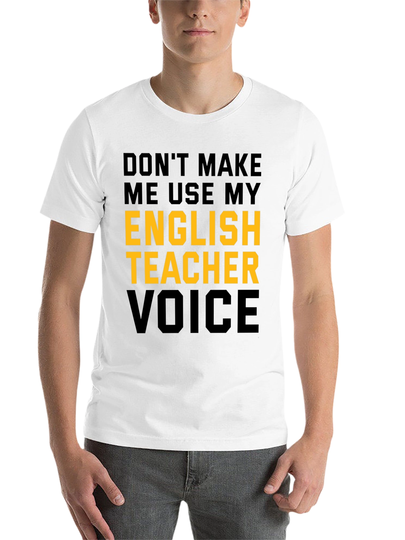 Black English Teacher Voice Graphic Tee view 14