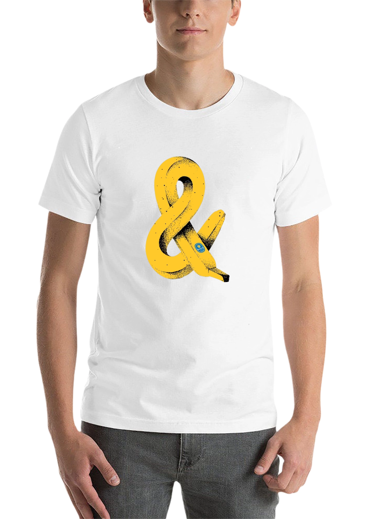 Black Banana Ampersand Graphic T-Shirt - Black view 14