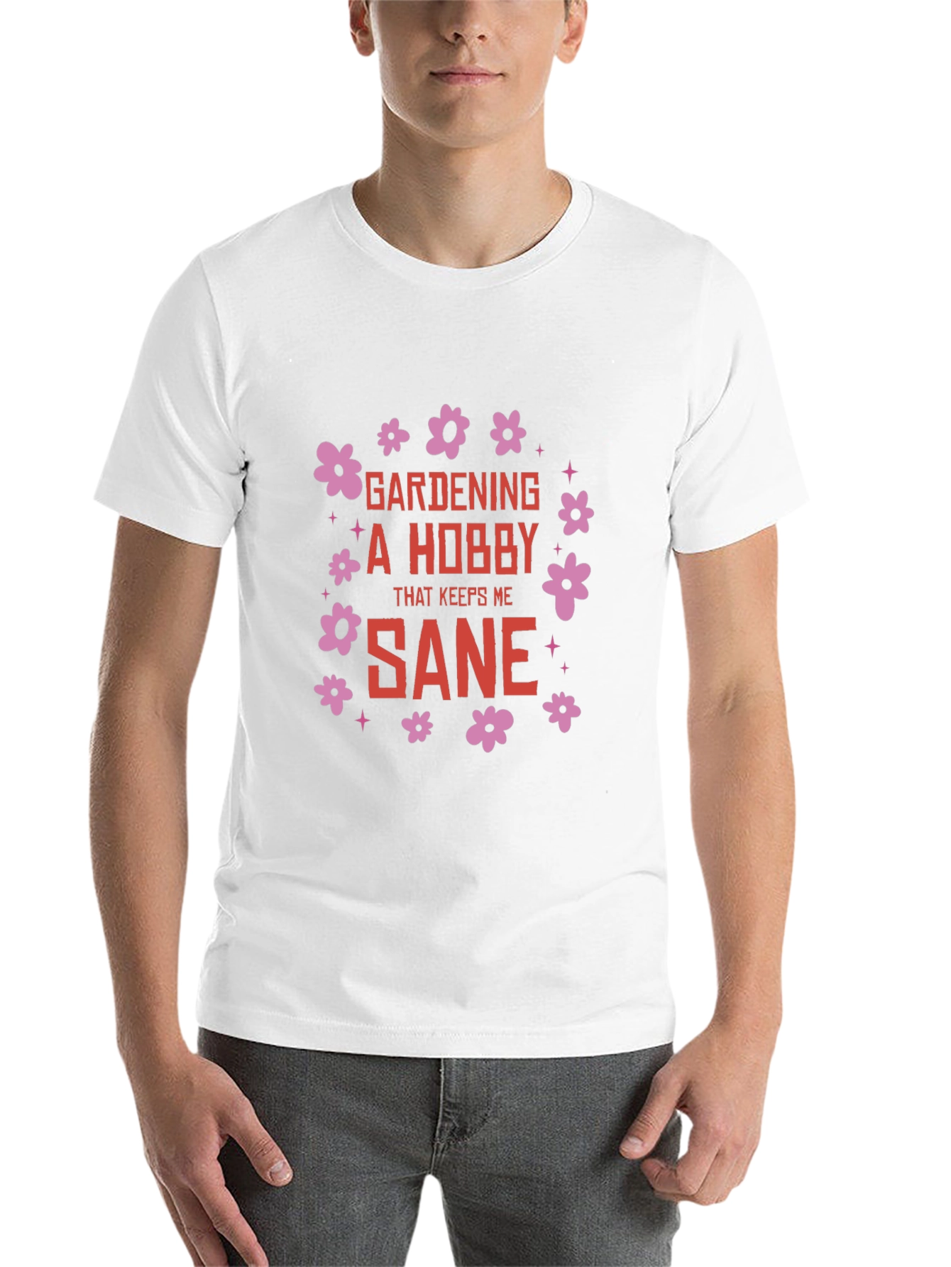 Black Gardening Hobby Graphic Tee - Keeps Me Sane view 14