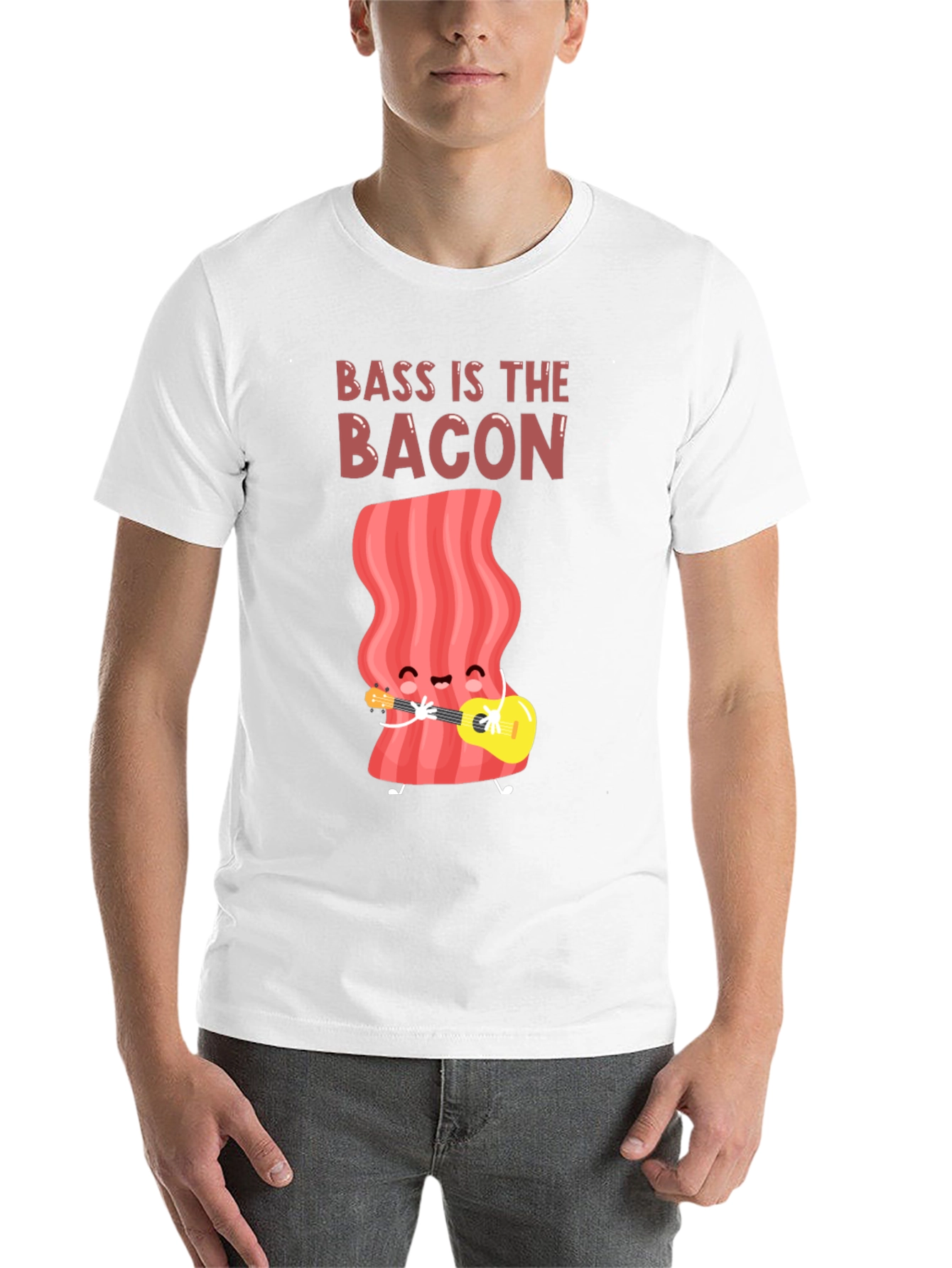 Black Bass is the Bacon Graphic T-Shirt view 14