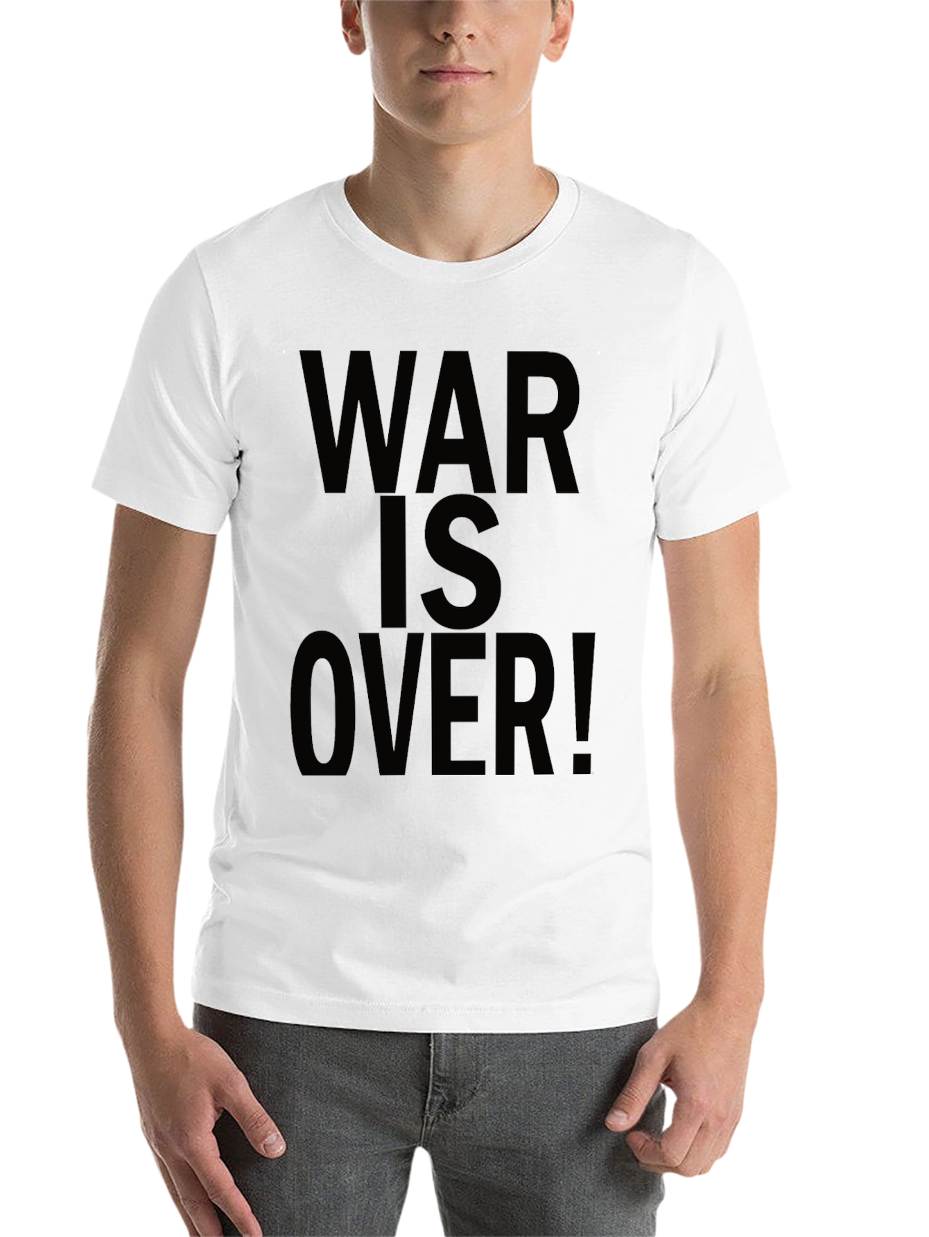 Black War Is Over! Black Graphic Tee view 14
