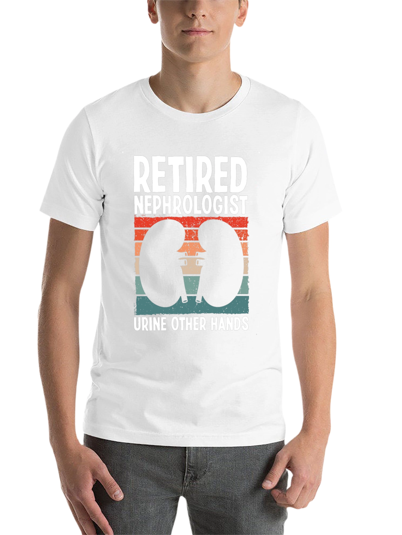 Black Retired Nephrologist T-Shirt - Funny Urologist Gift view 14