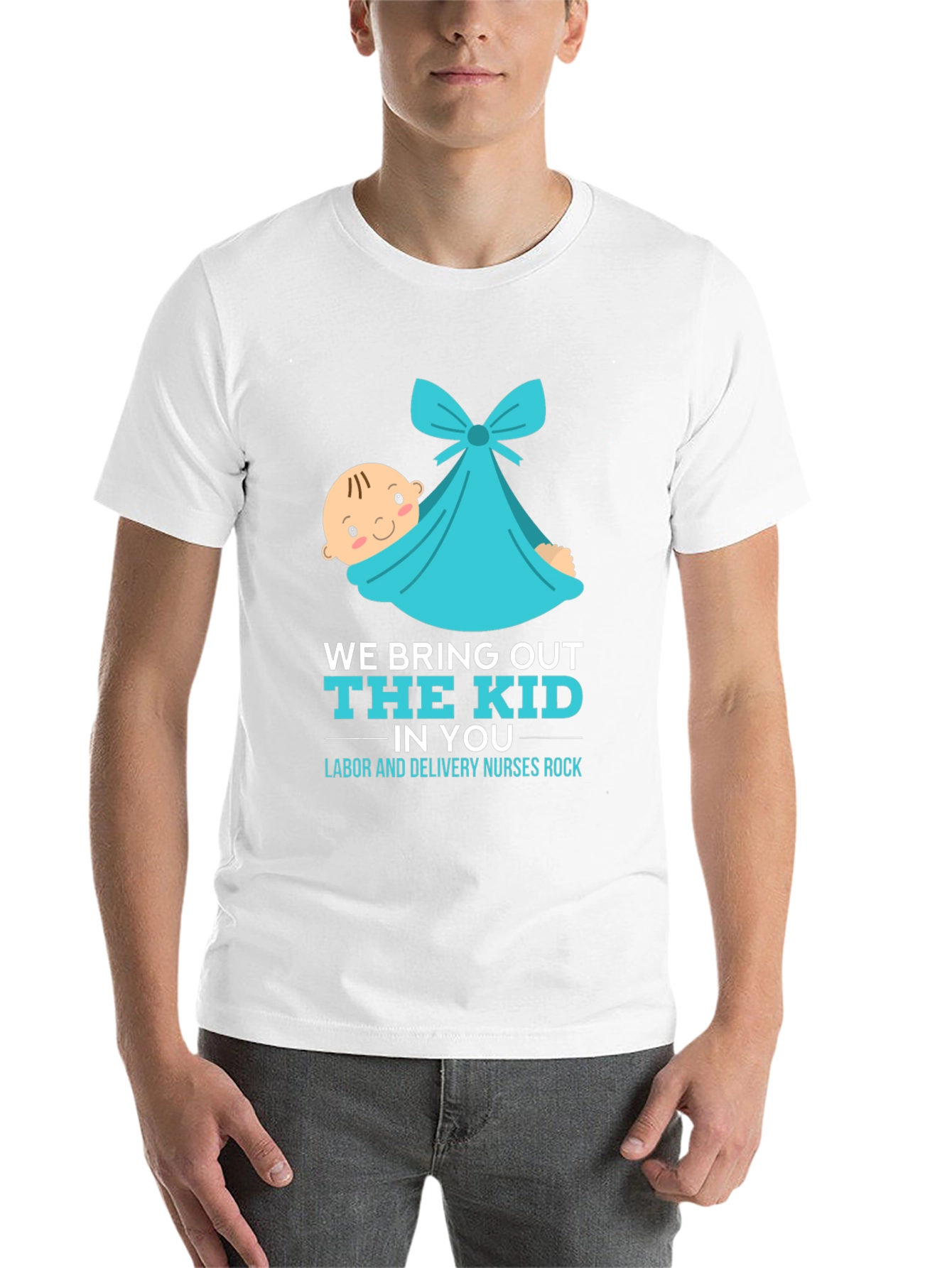 Labor & Delivery Nurse T-Shirt - We Bring Out The Kid - 14