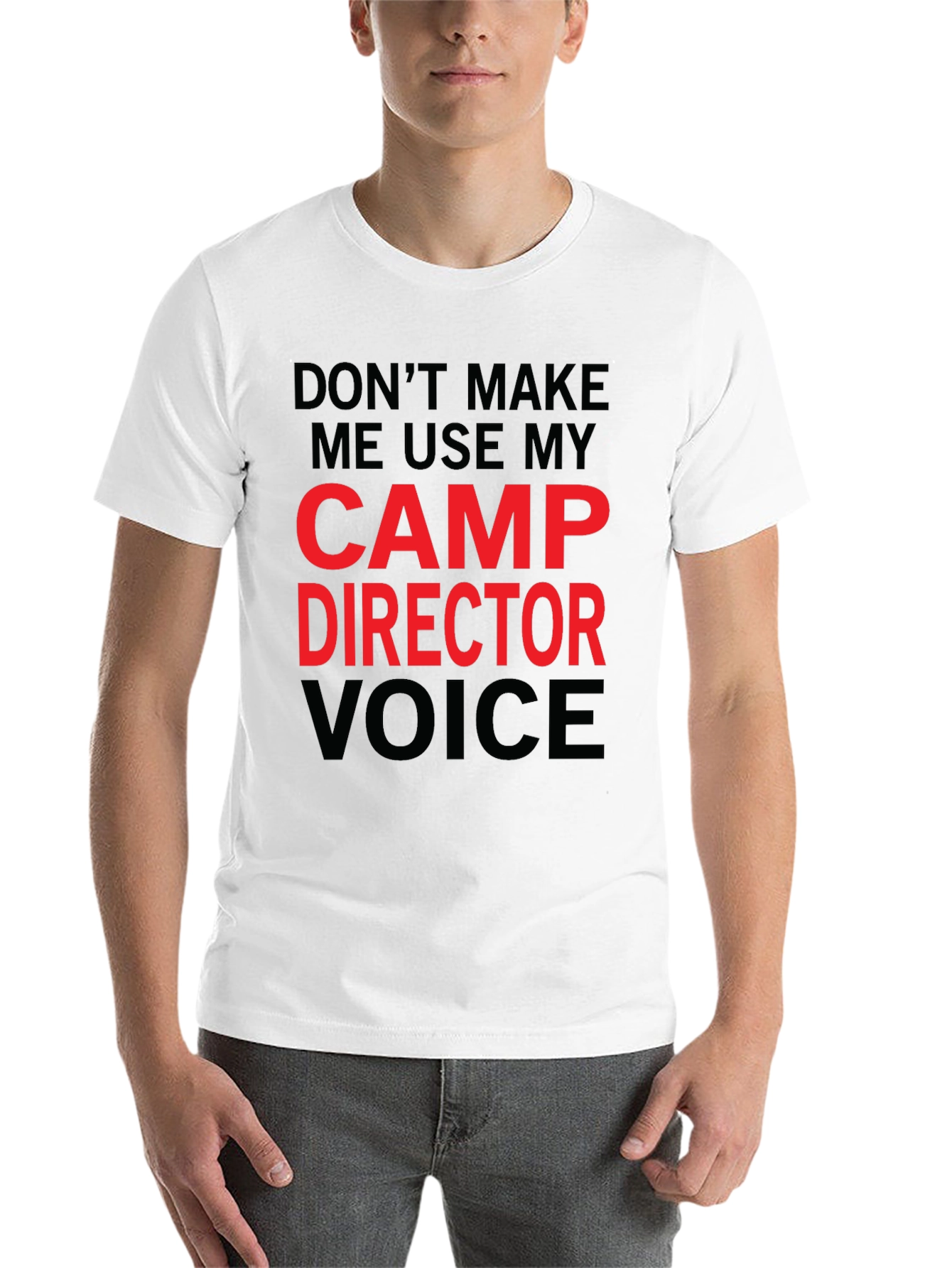 Black Camp Director T-Shirt - Funny Camping Gift view 14