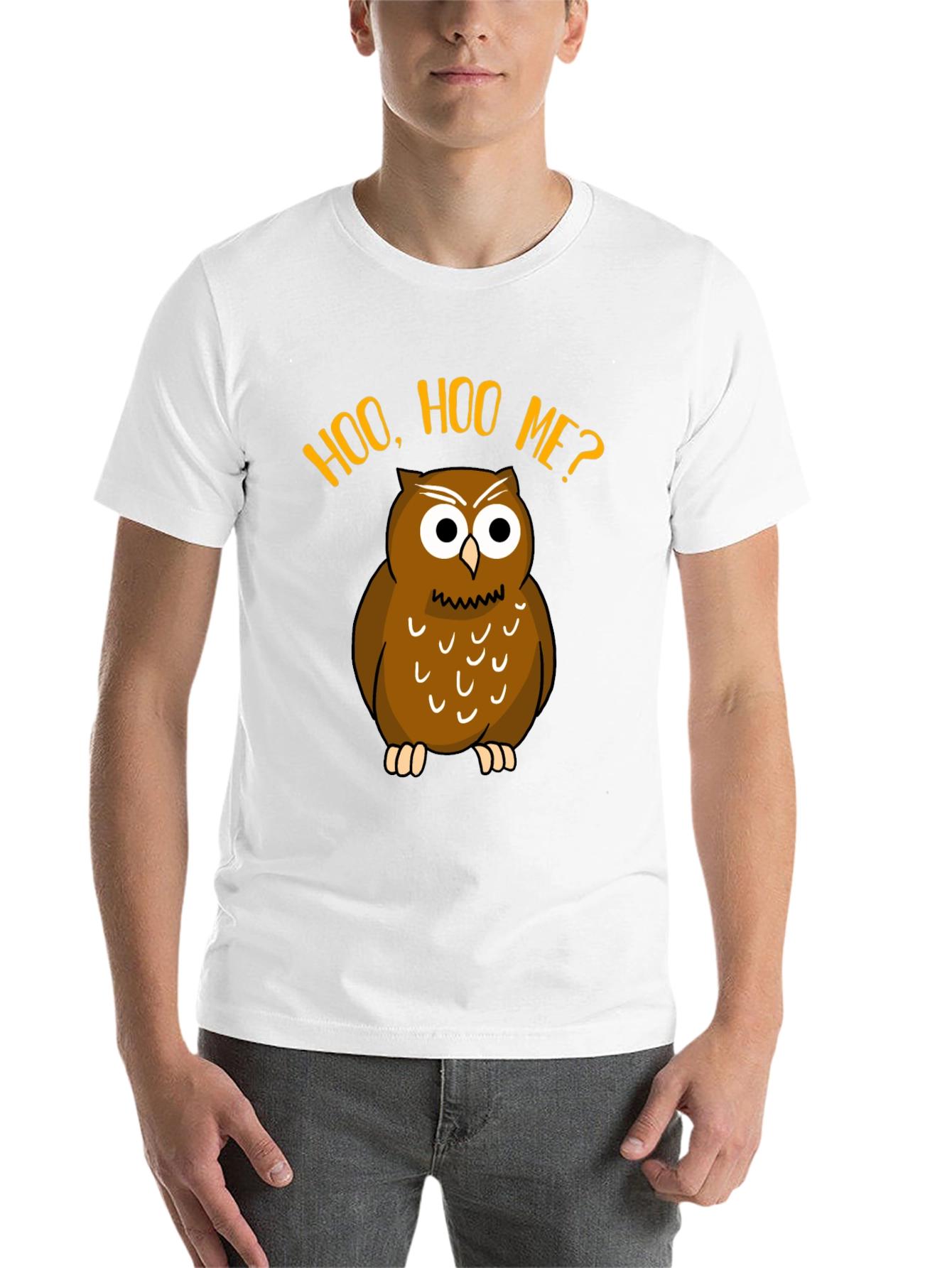 Black Funny Owl Graphic T-Shirt - Hoo, Hoo Me? view 14