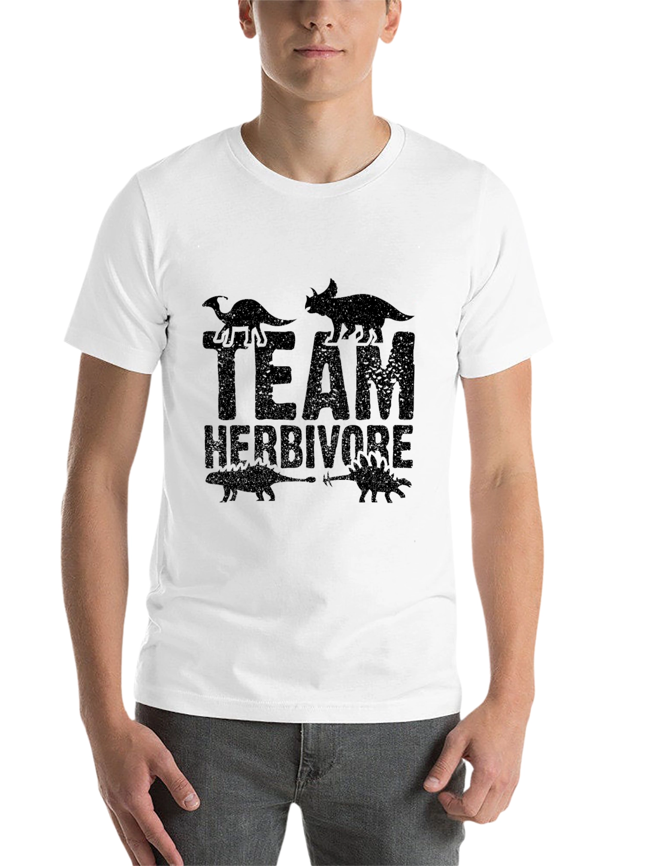 Black Team Herbivore Black Graphic T-Shirt view 14