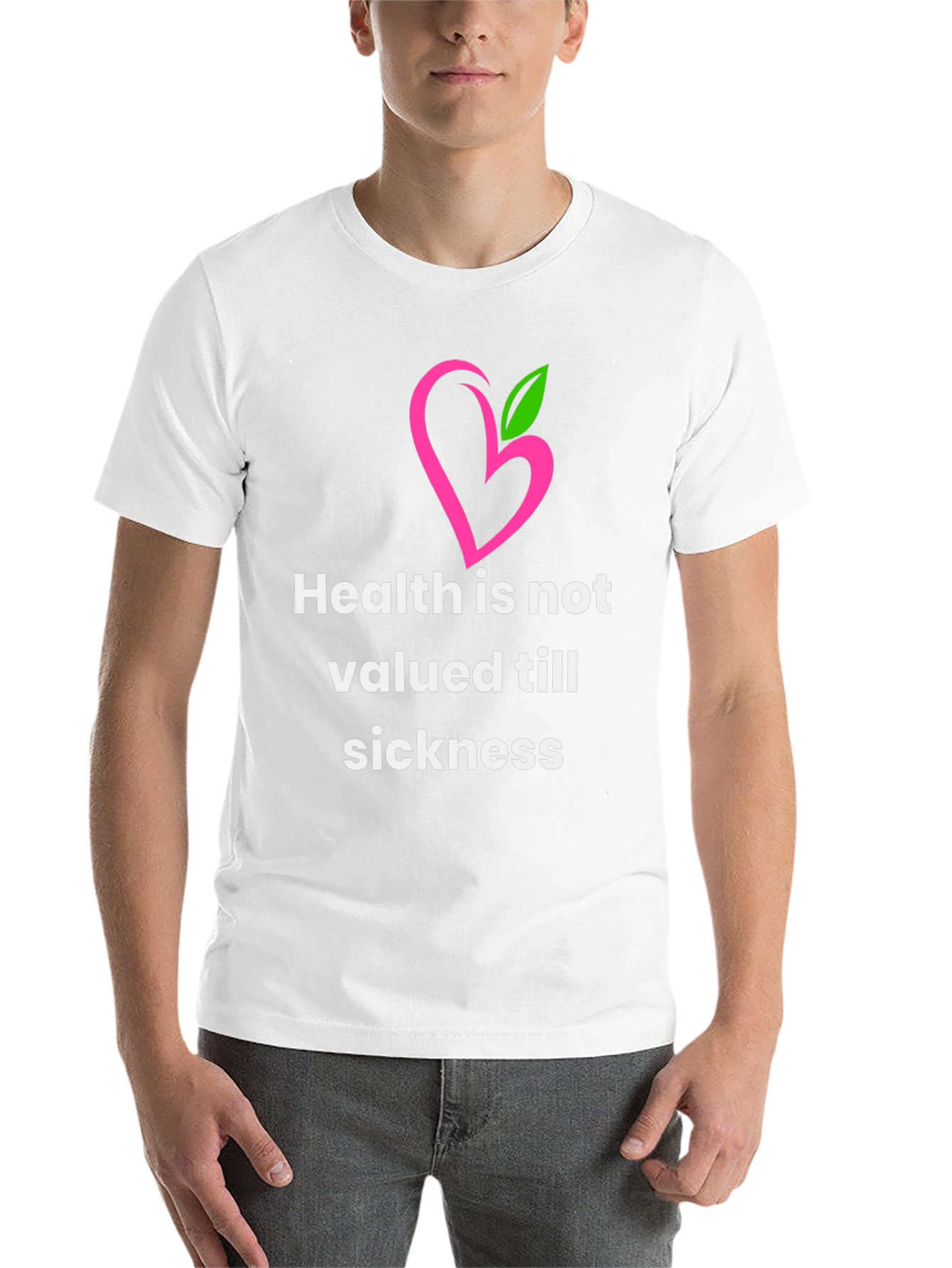 Black Health Quote Graphic Tee - Stylish & Meaningful view 14