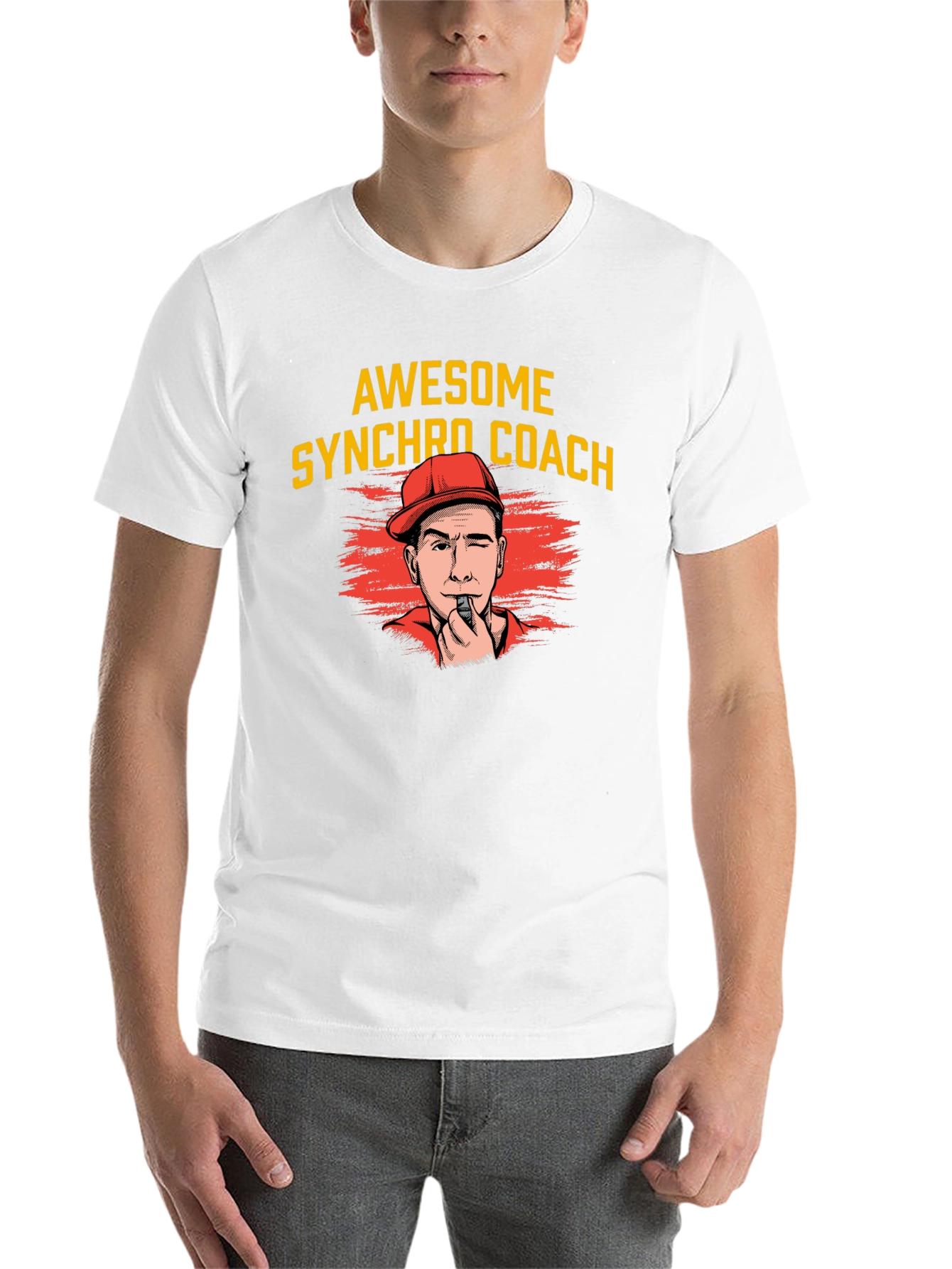 Black Awesome Synchro Coach Graphic Tee view 14