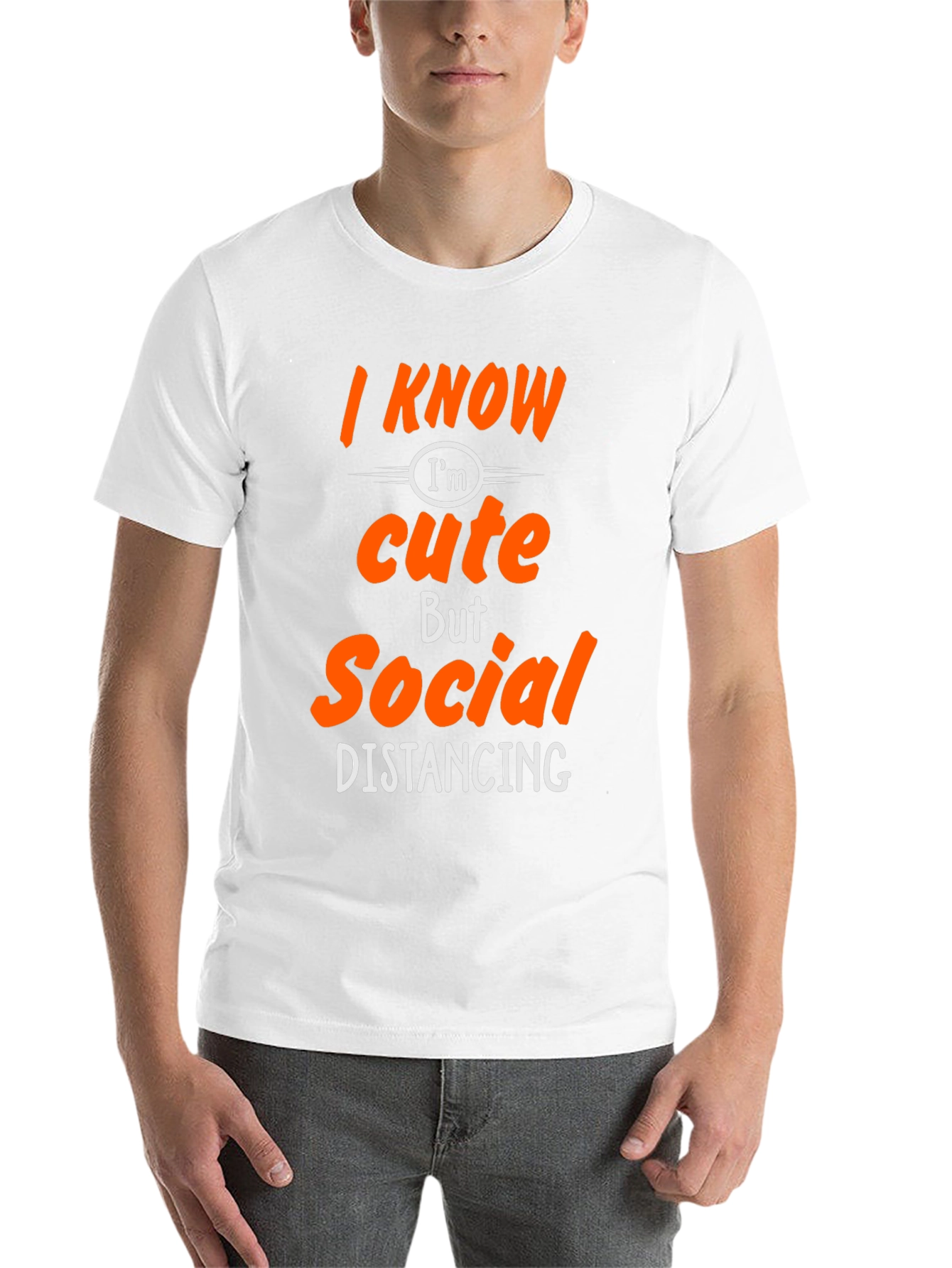 Black Funny Social Distancing Graphic Tee Shirt view 14