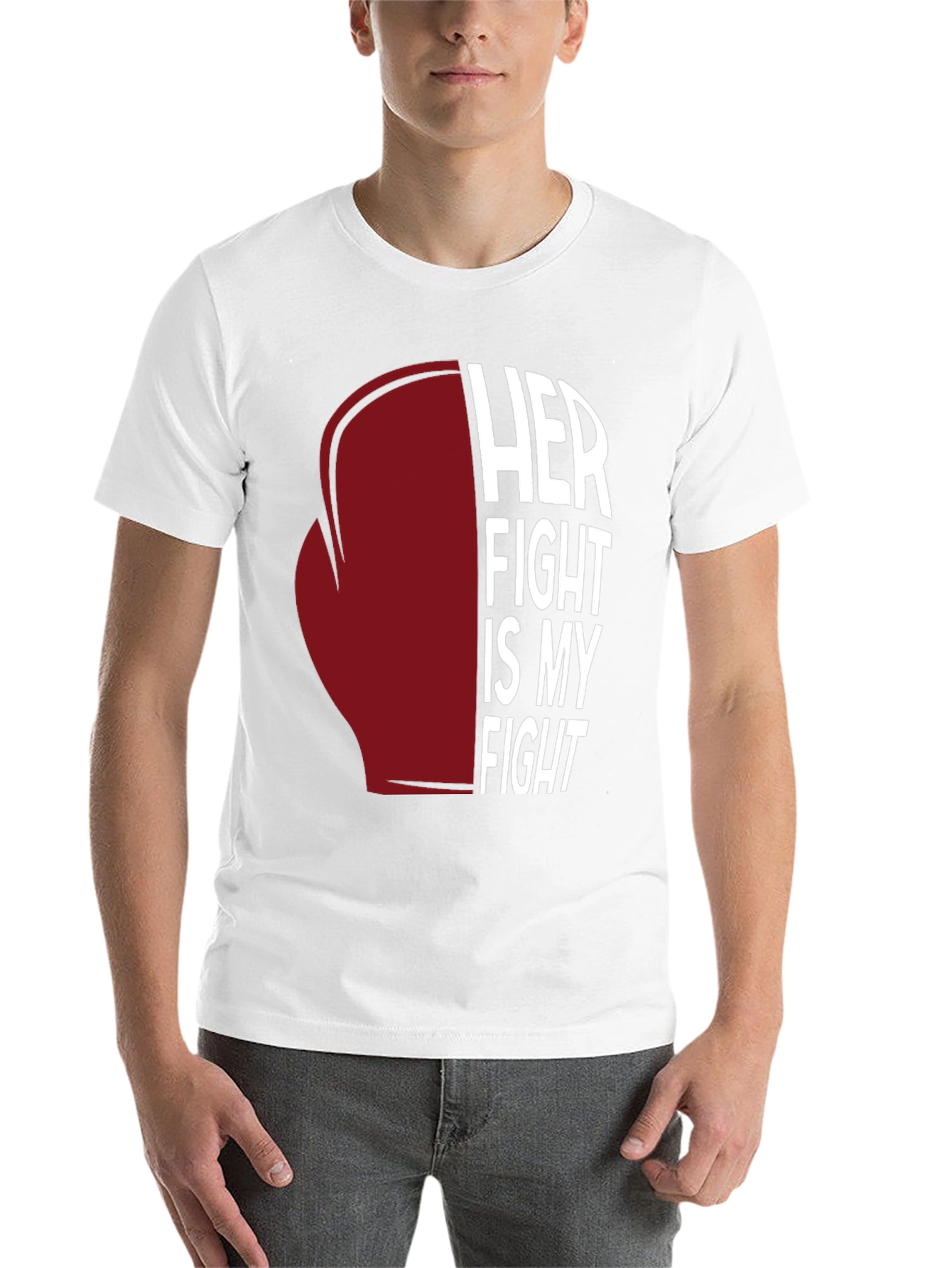 Black Her Fight Is My Fight Graphic Tee view 14