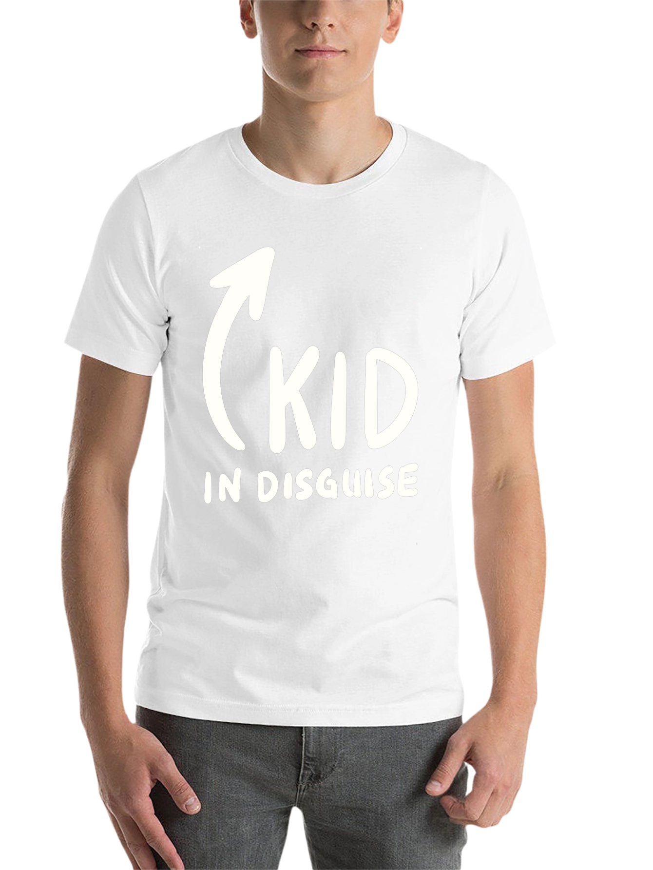 Black Kid In Disguise Funny Graphic T-Shirt view 14