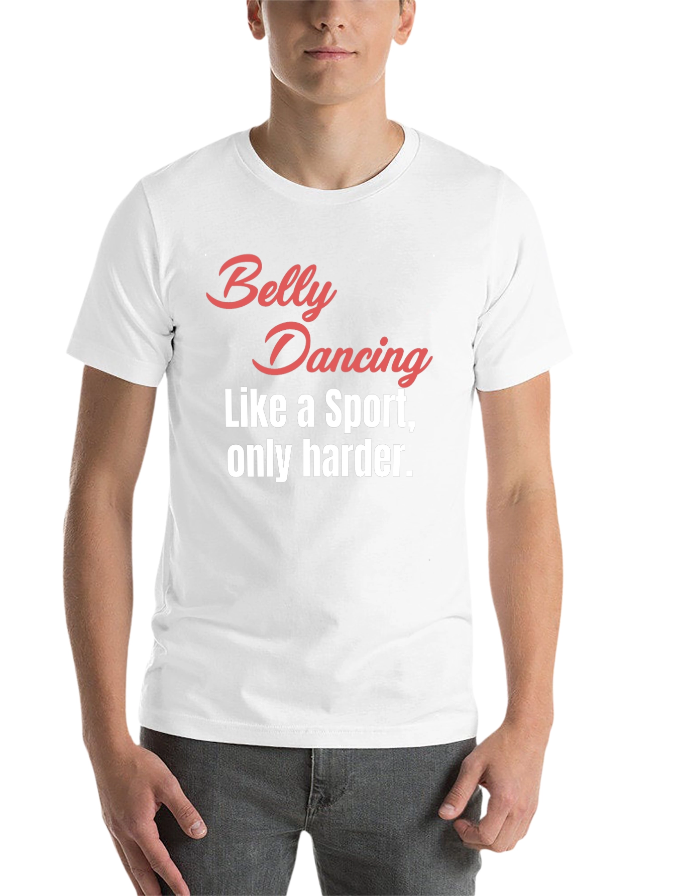 Black Belly Dancing Sport T-Shirt - Funny Workout Tee view 14