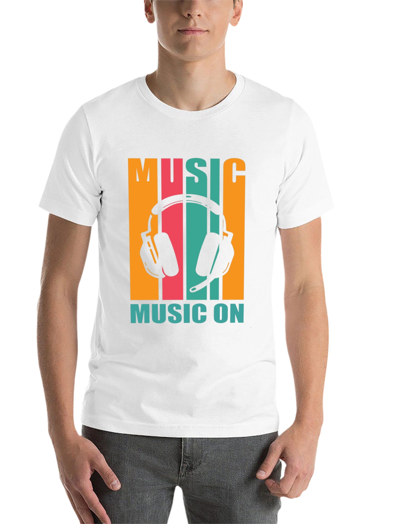Black Music On Graphic Tee view 14