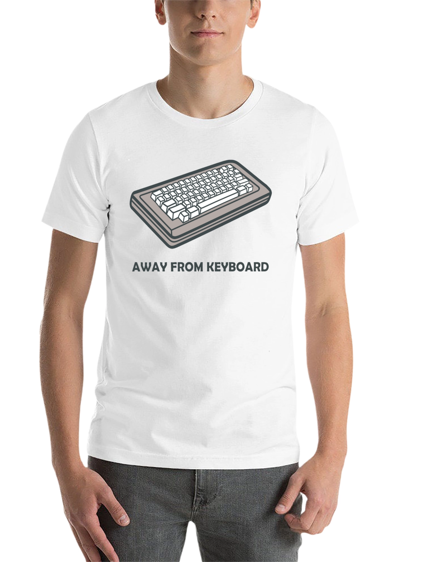 Black Away From Keyboard (AFK) Graphic Tee view 14
