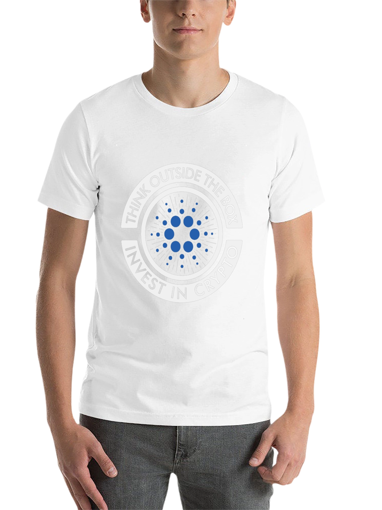 Black Think Outside the Box Crypto T-Shirt view 14