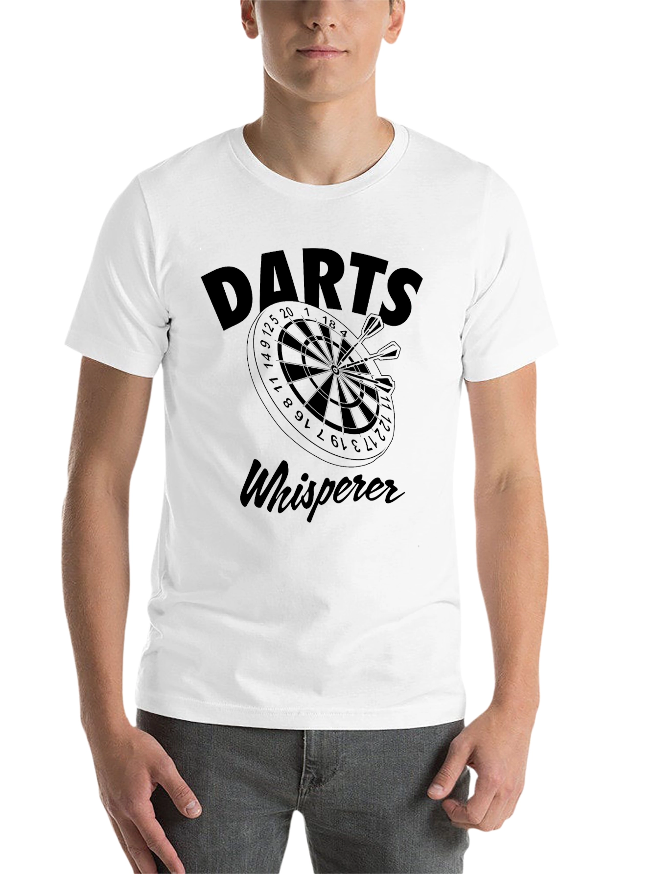 Black Darts Whisperer Graphic T-Shirt - Black view 14