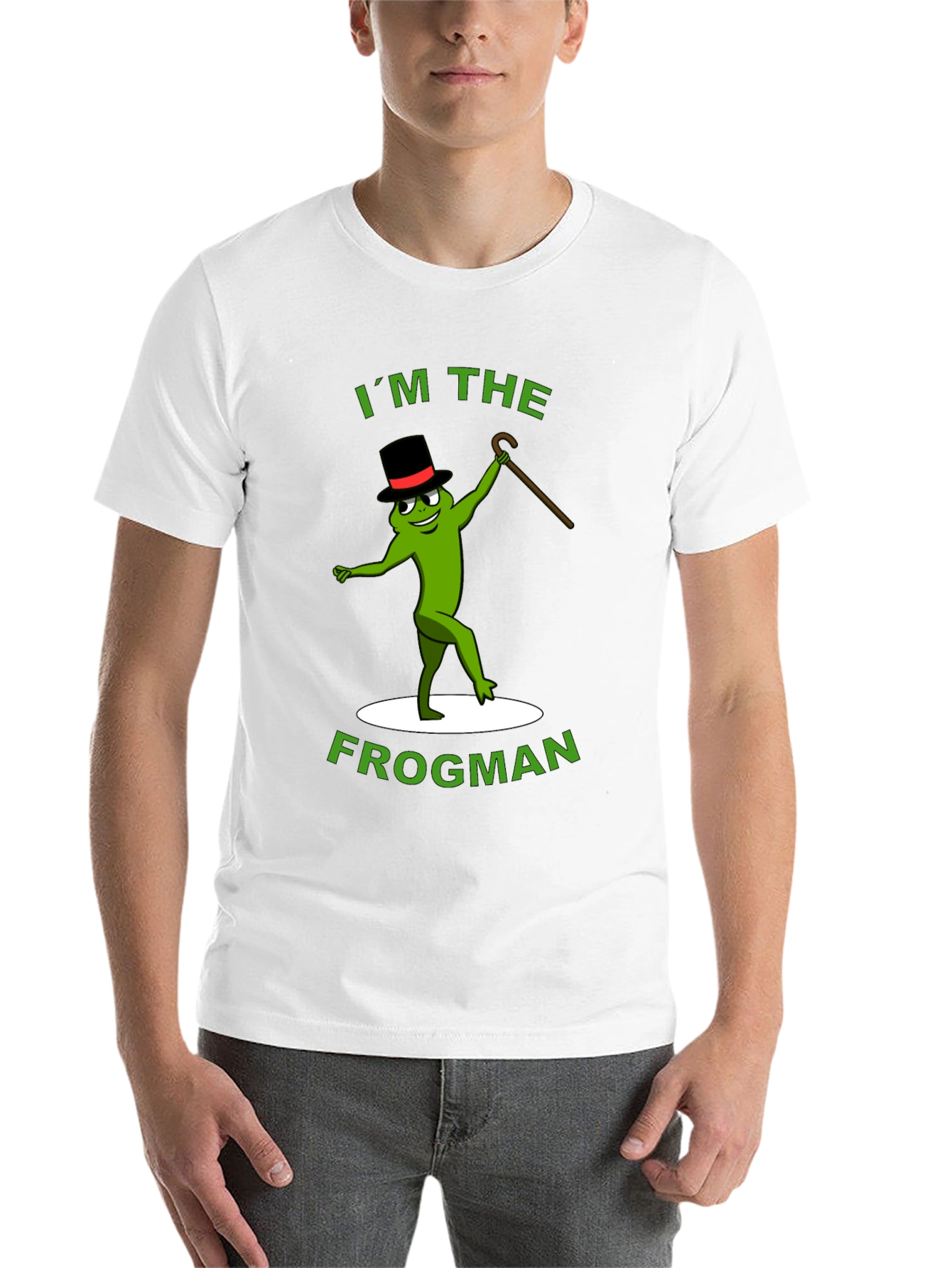 Black I'm The Frogman T-Shirt view 14