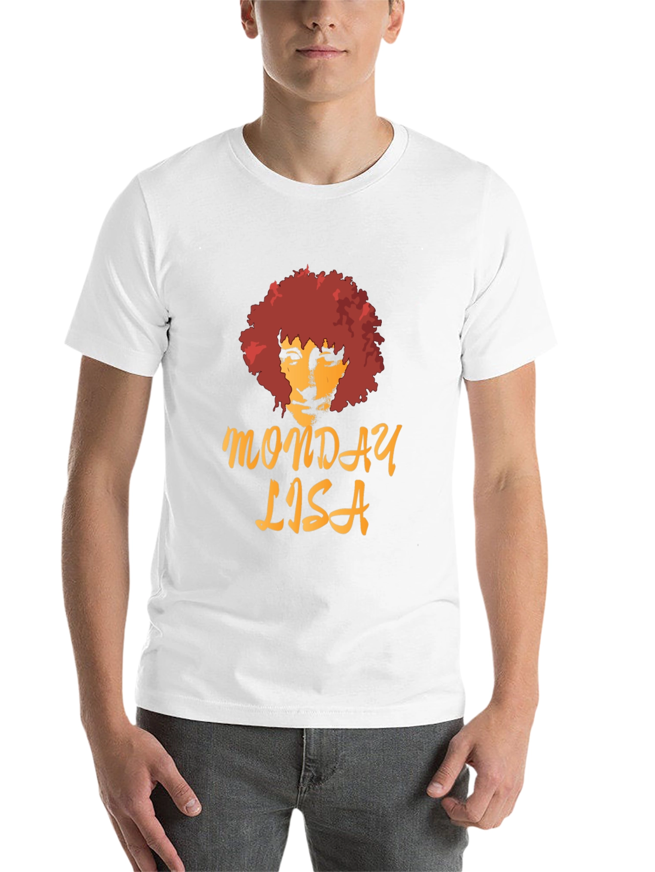 Black Monday Lisa Graphic T-Shirt - Black view 14