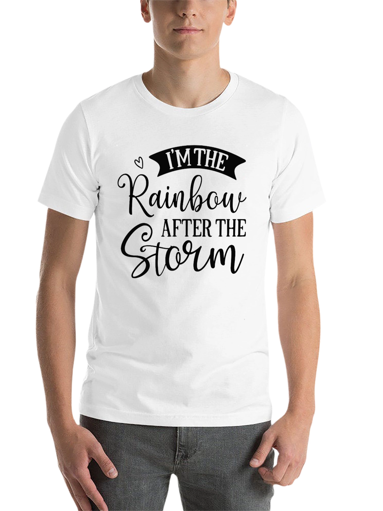 Black Rainbow After The Storm T-Shirt - Stylish Comfort view 14
