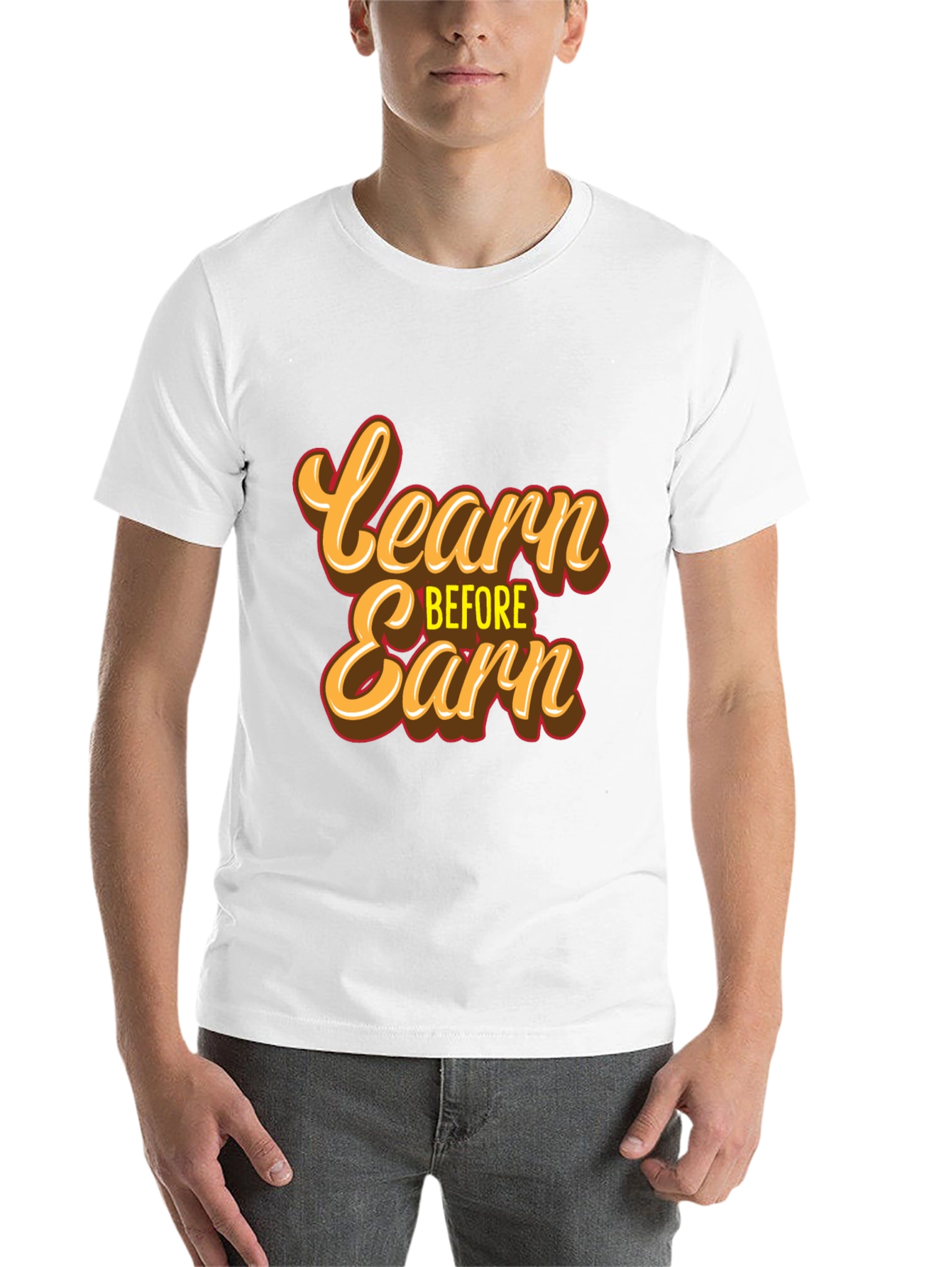 Black Learn Before Earn T-Shirt view 14