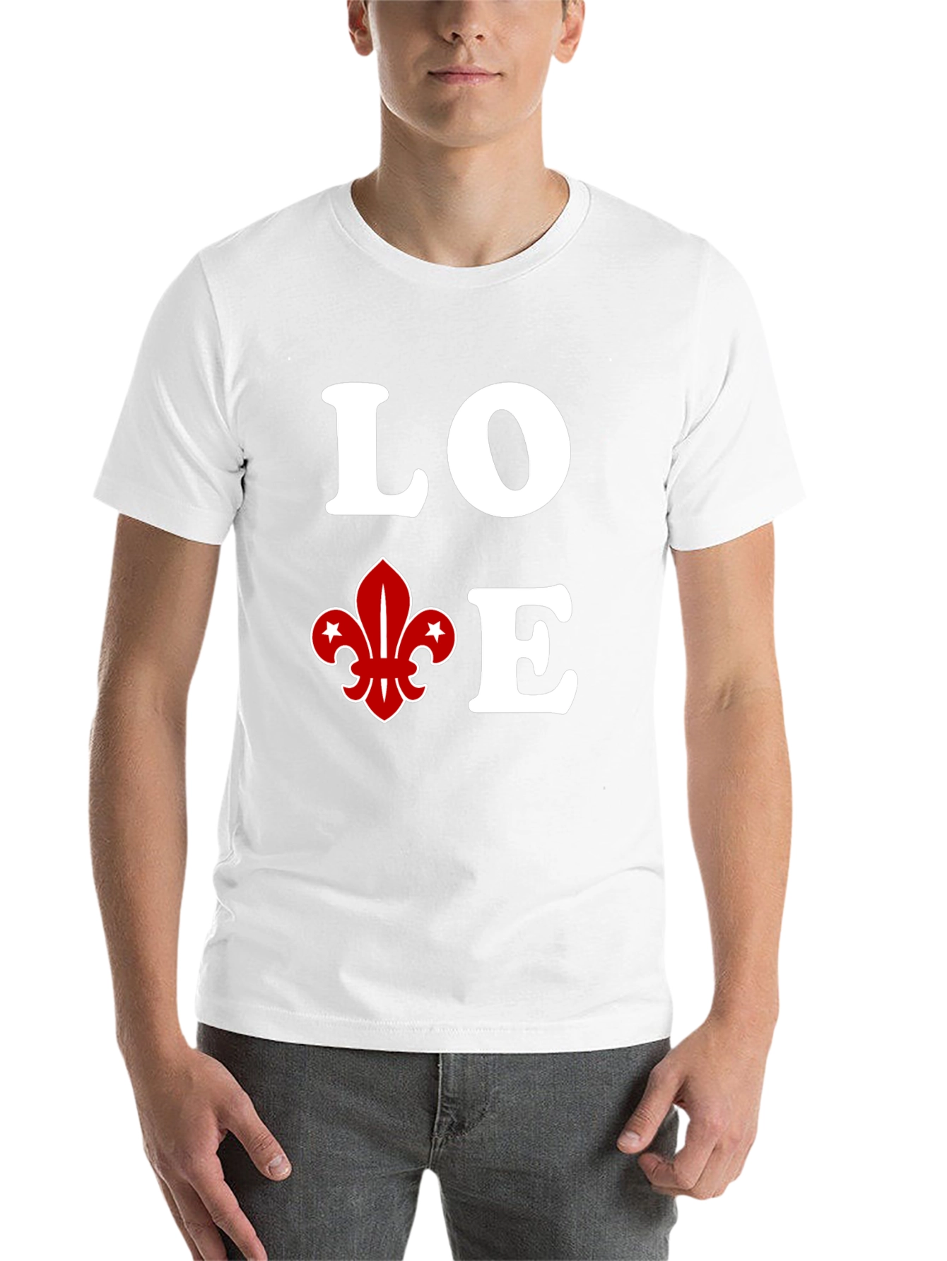 Black Love Fleur-de-Lis Graphic Tee view 14