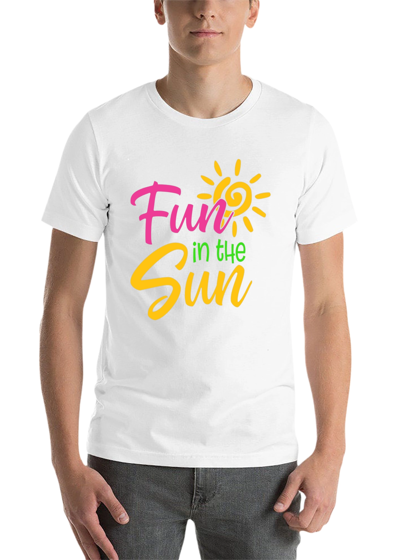 Black Fun in the Sun Graphic Tee - Black Cotton Blend view 14
