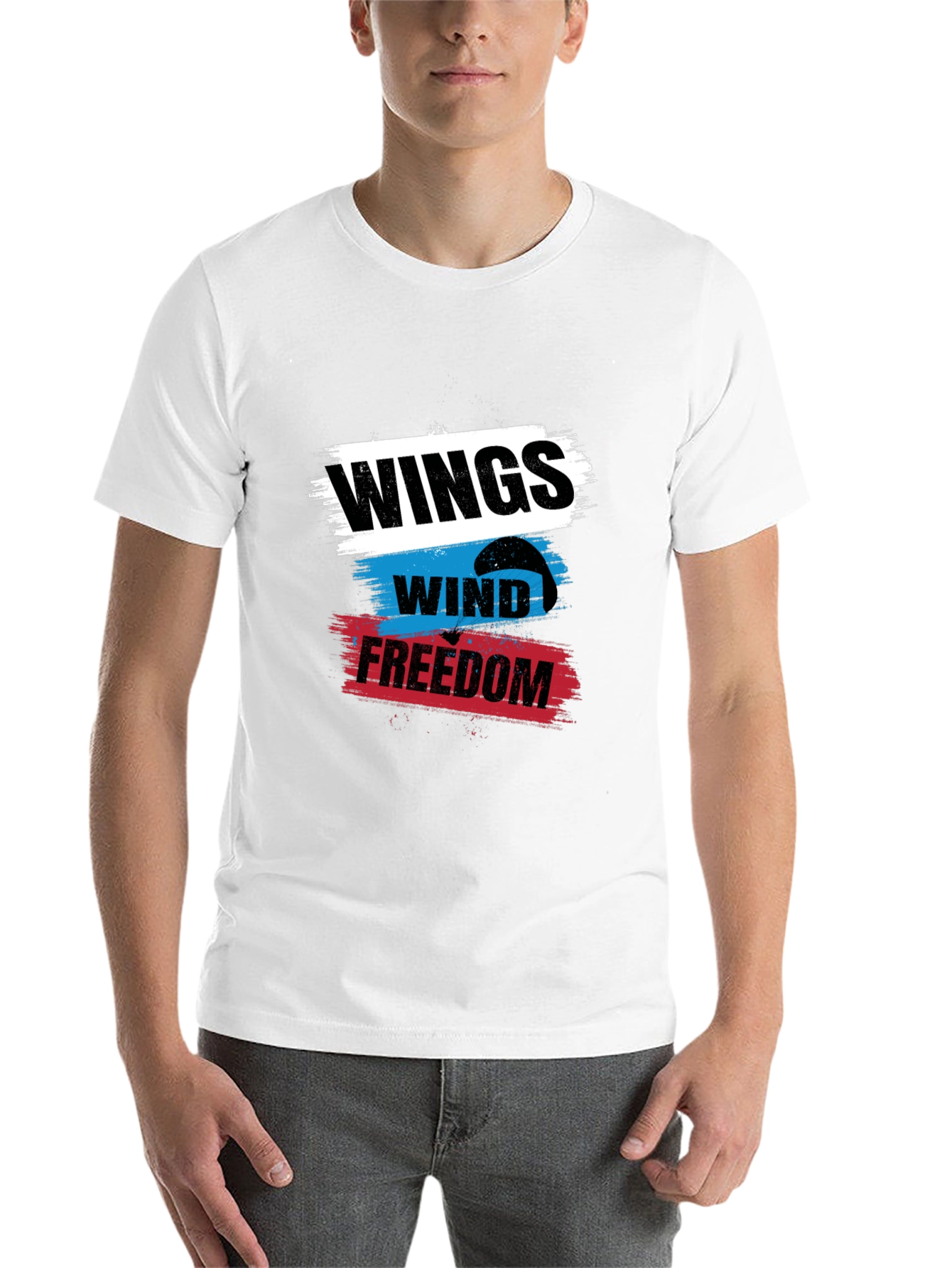 Wings Wind Freedom Tee - Stylish Graphic T-Shirt - 14