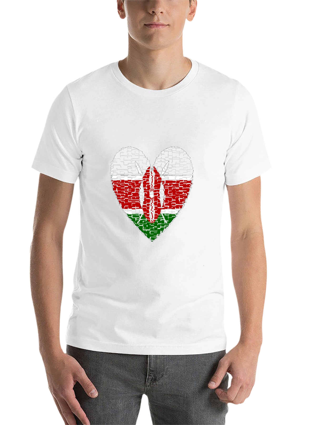 Kenya Heart Flag T-Shirt - Show Your Pride! - 14