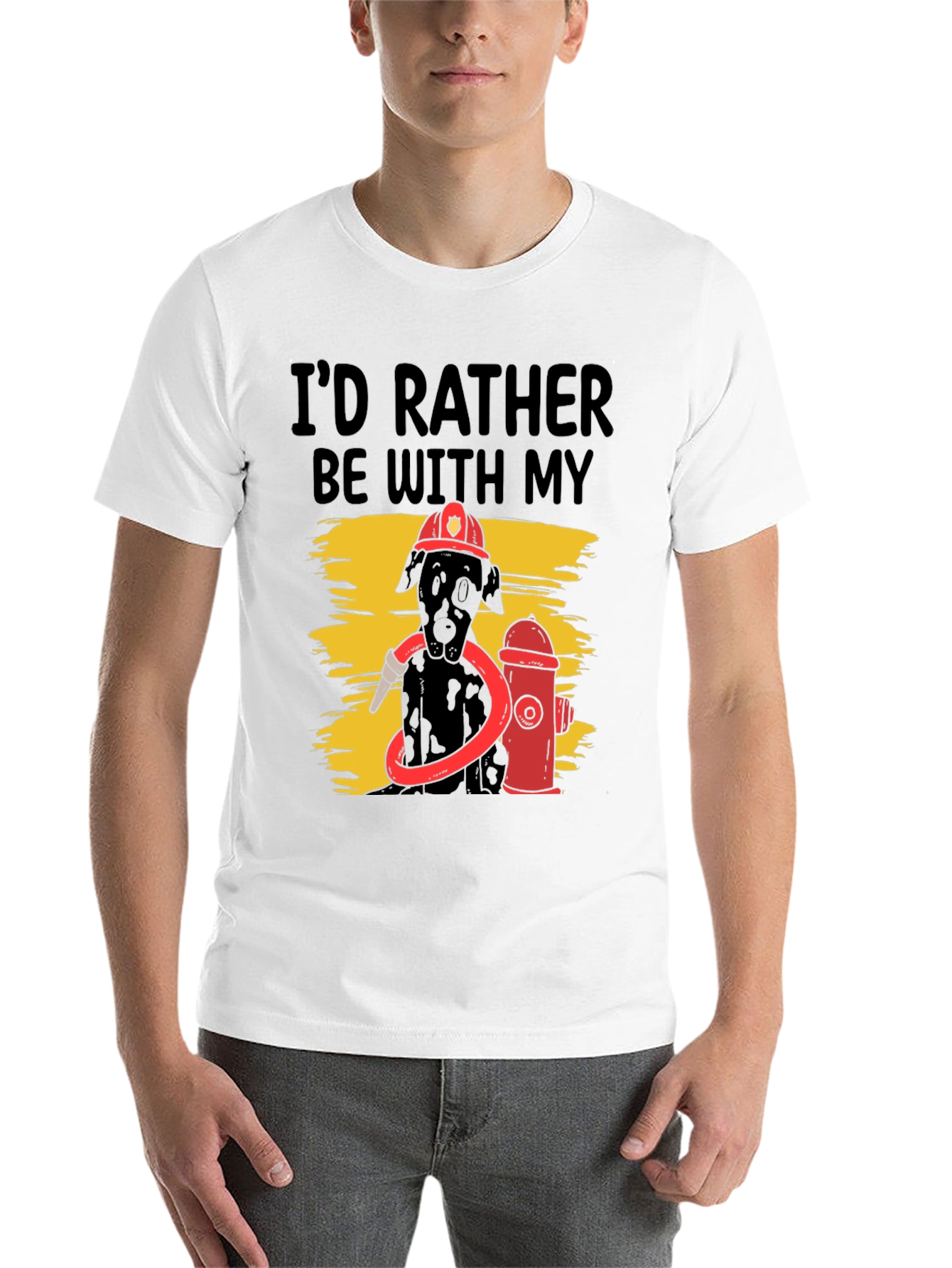 Black Dog Firefighter Graphic Tee view 14