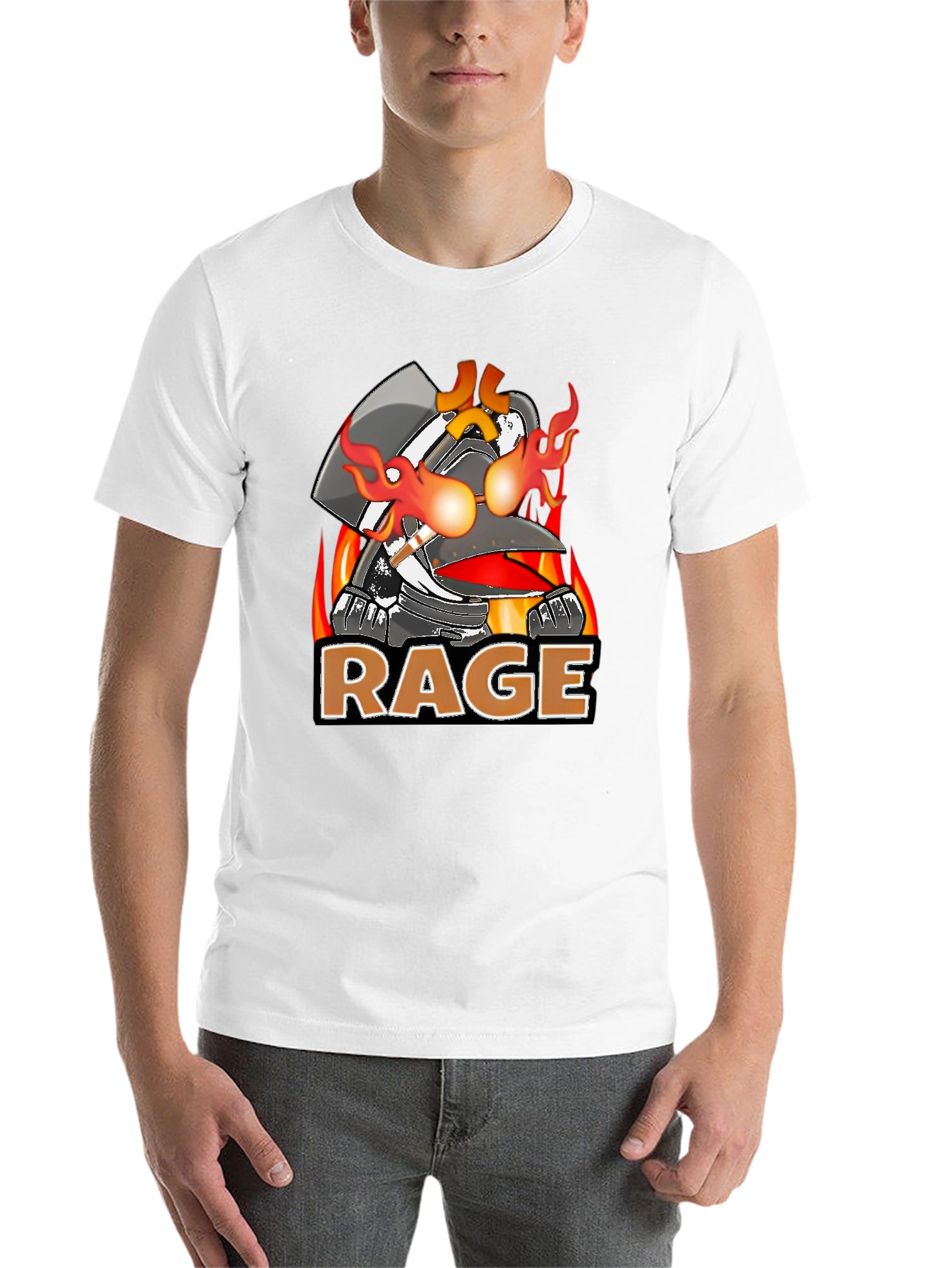 Black RAGE Graphic T-Shirt - Bold & Edgy Design view 14