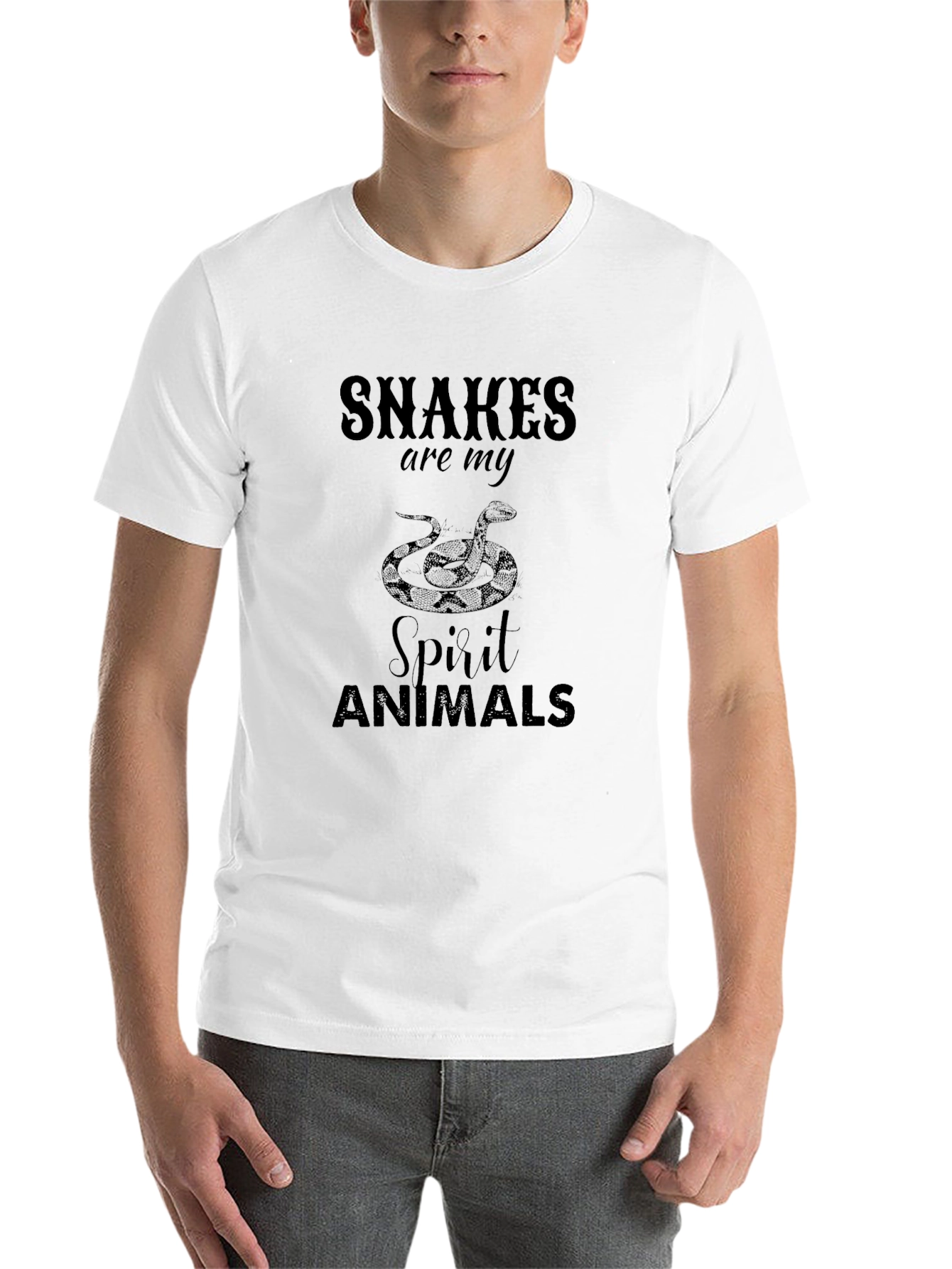 Black Snakes are my Spirit Animals T-Shirt view 14