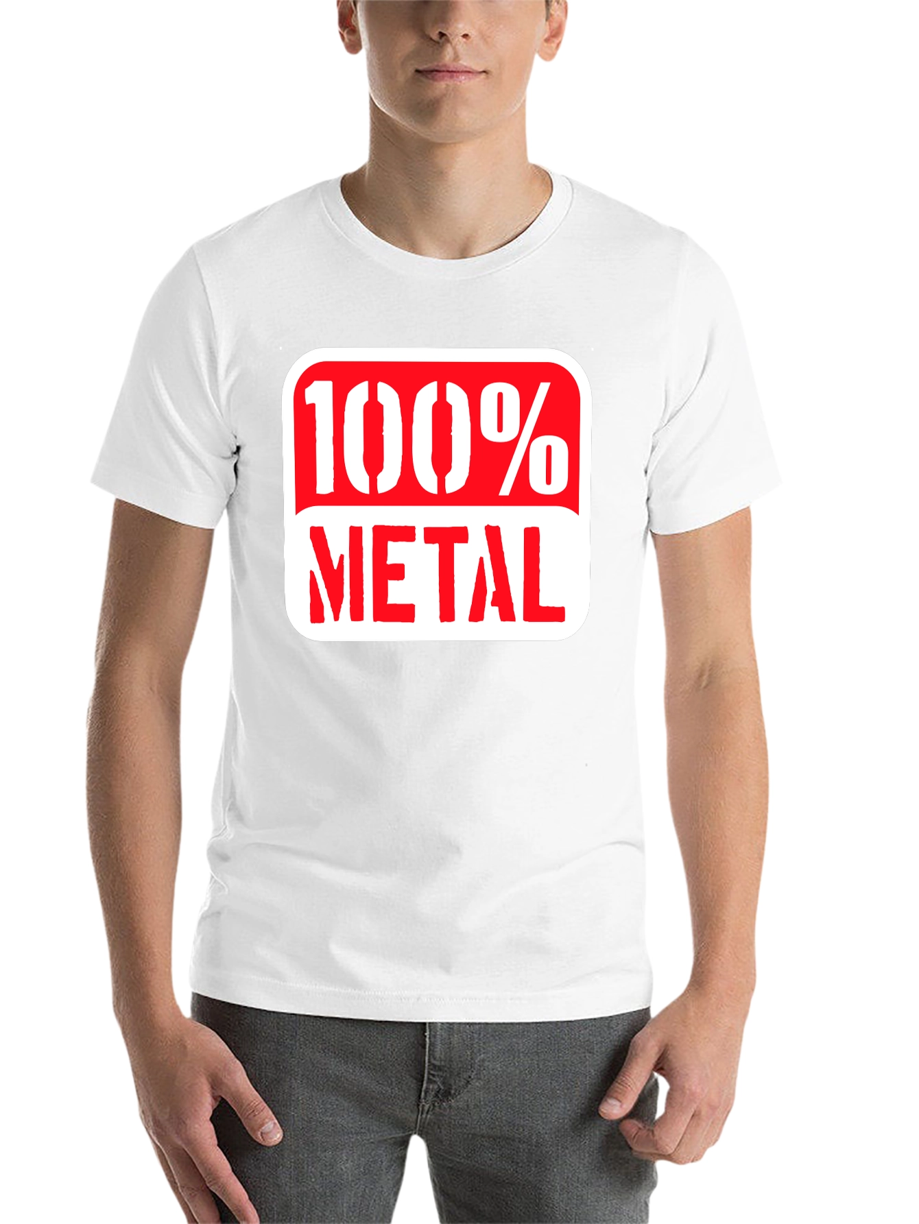 Black 100% Metal Graphic Tee - Rocker Style view 14