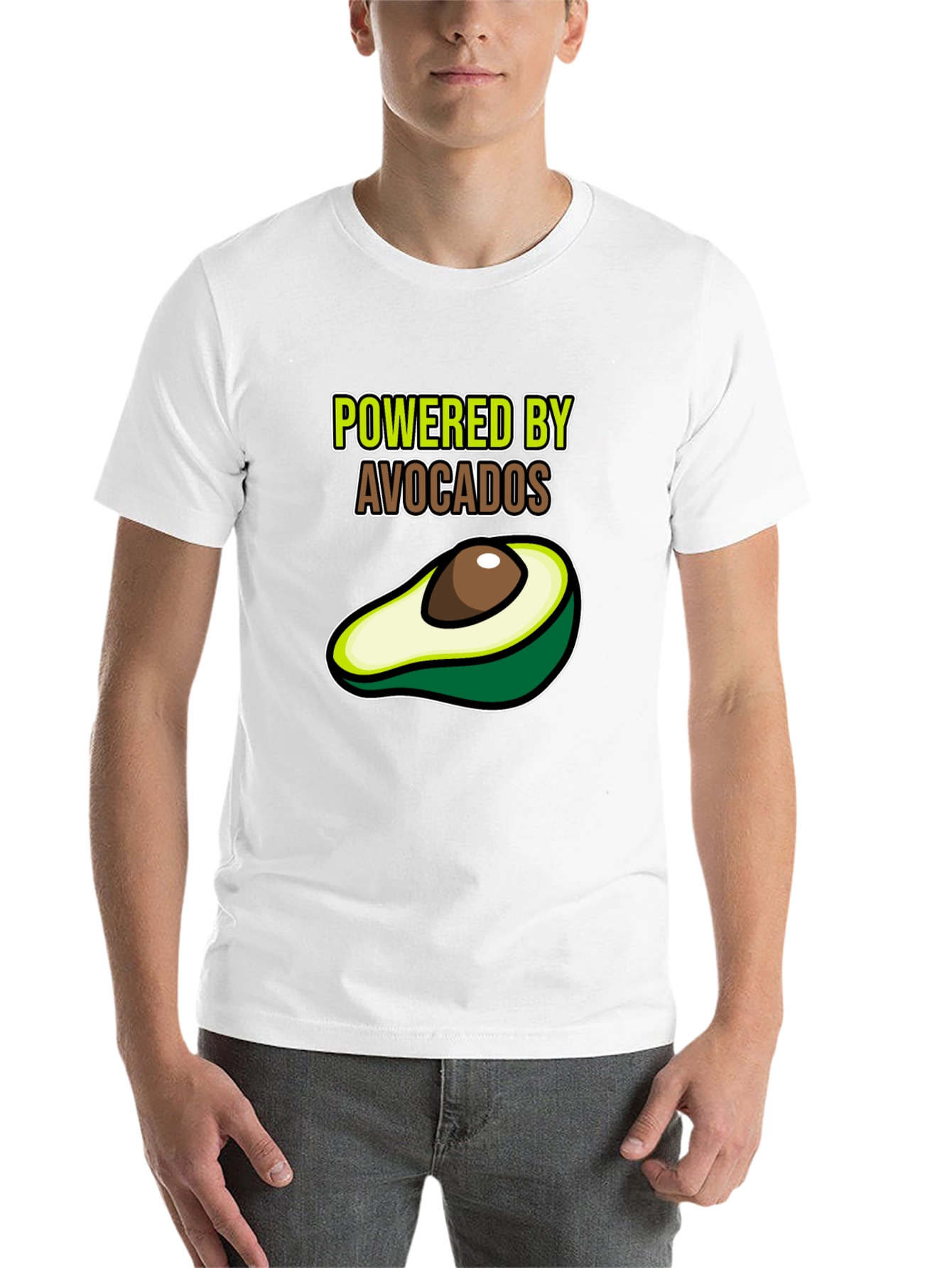 Black Powered by Avocados Graphic Tee view 14