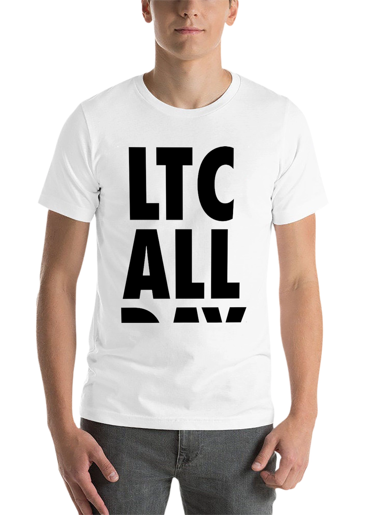 Black LTC ALL DAY Black Graphic Tee view 14