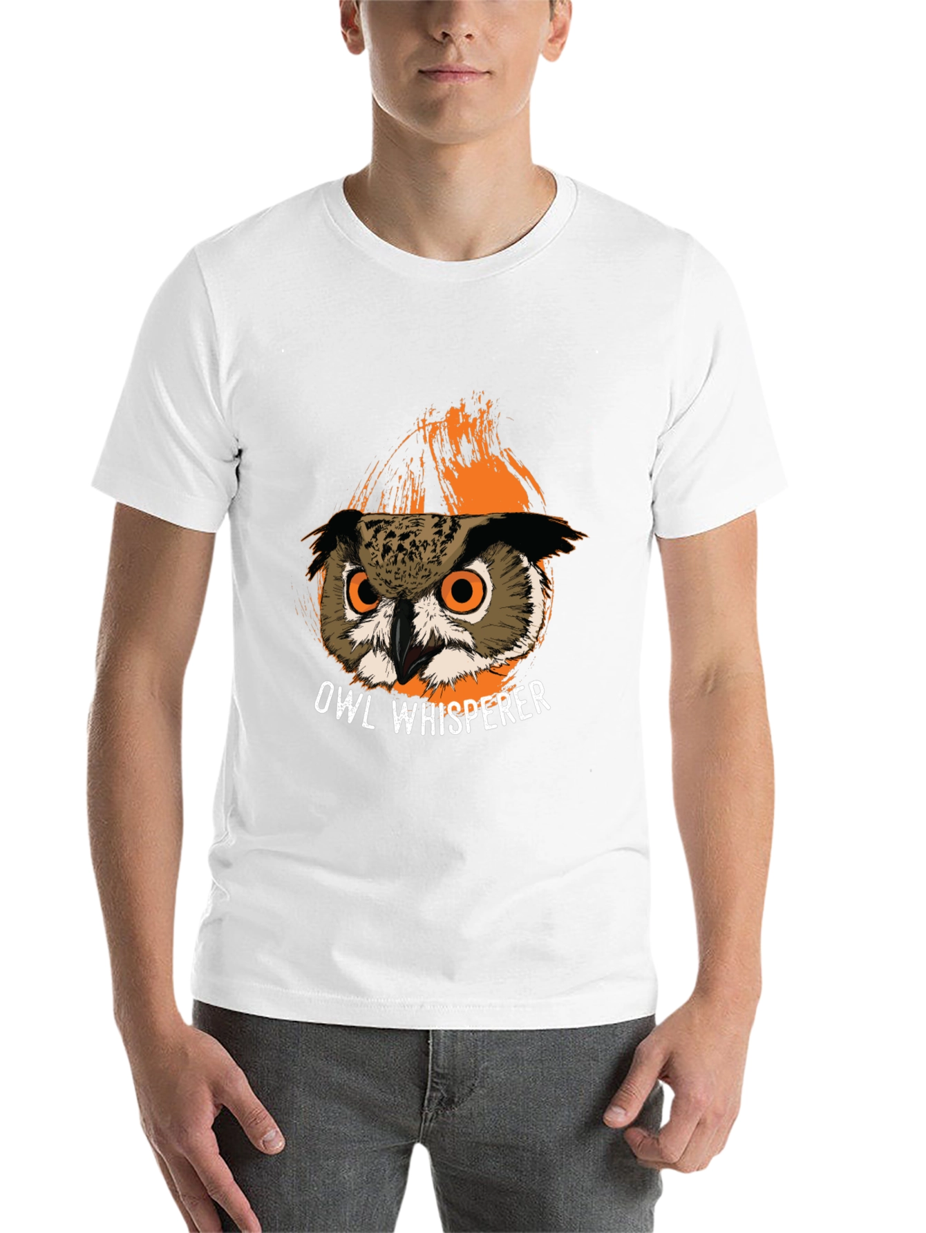 Black Owl Whisperer Graphic T-Shirt view 14