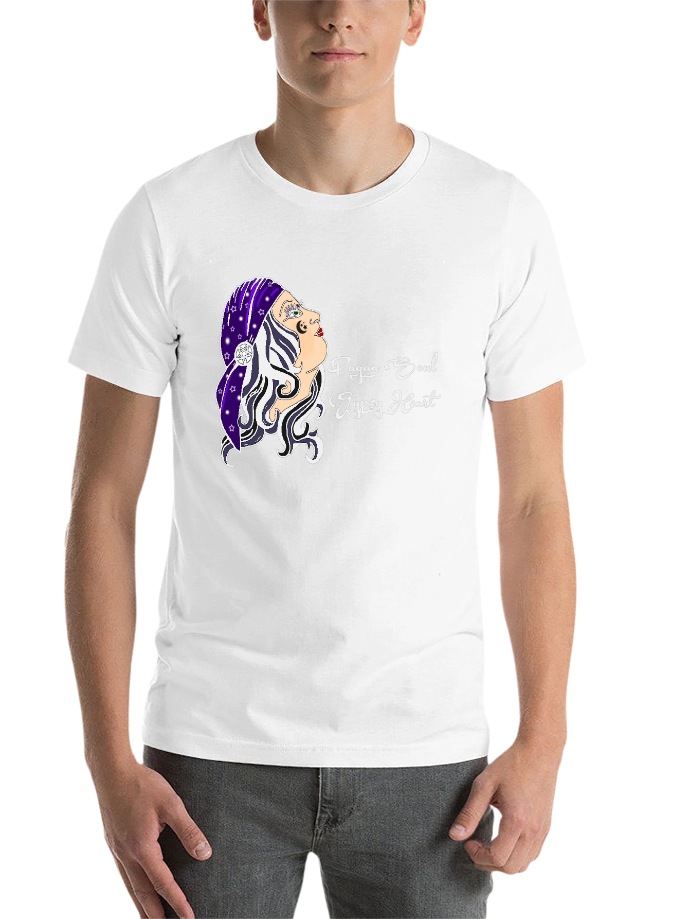 Pagan Soul Gypsy Heart Graphic T-Shirt - 14