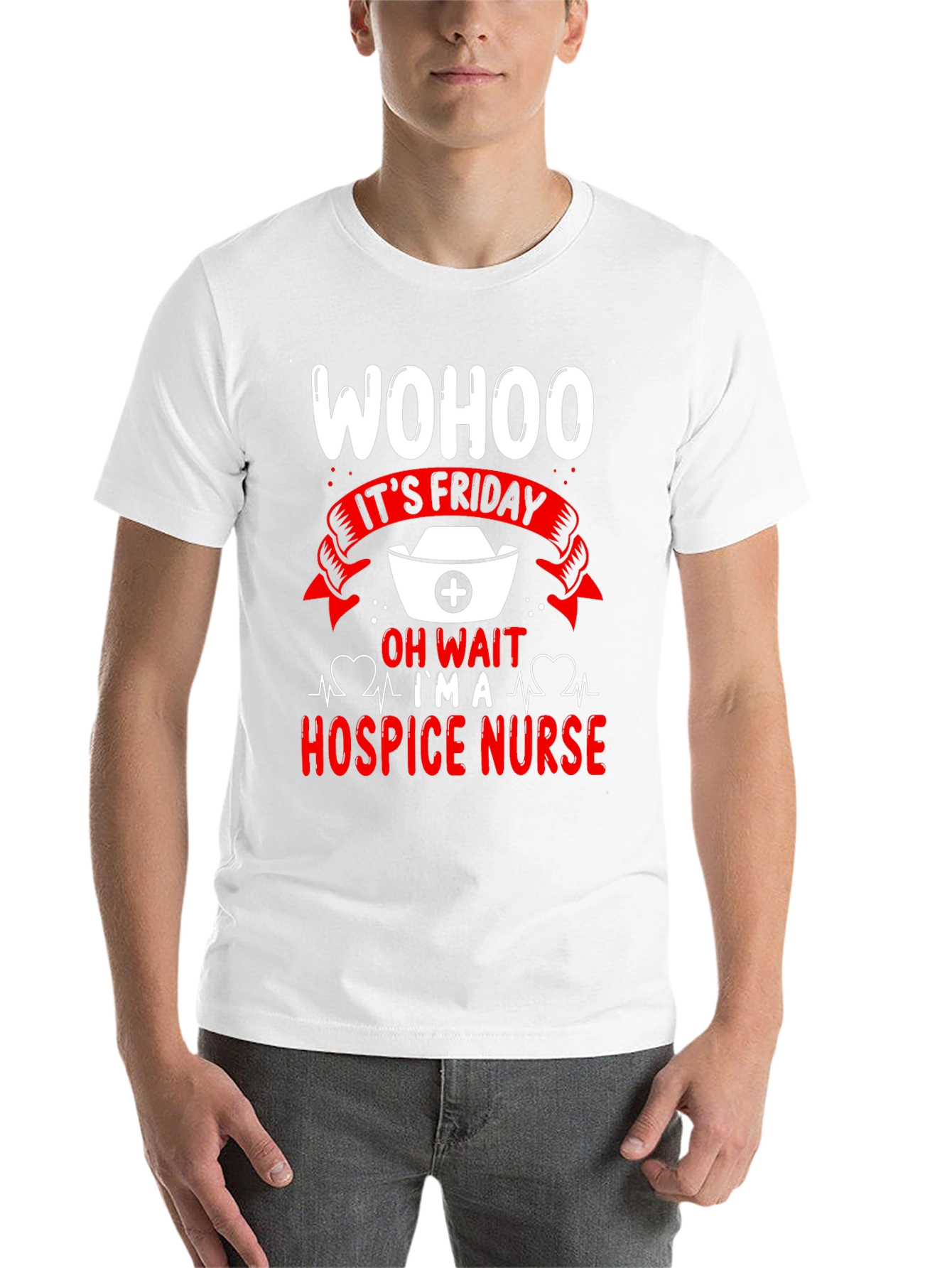 Wohoo It's Friday Hospice Nurse T-Shirt - 14