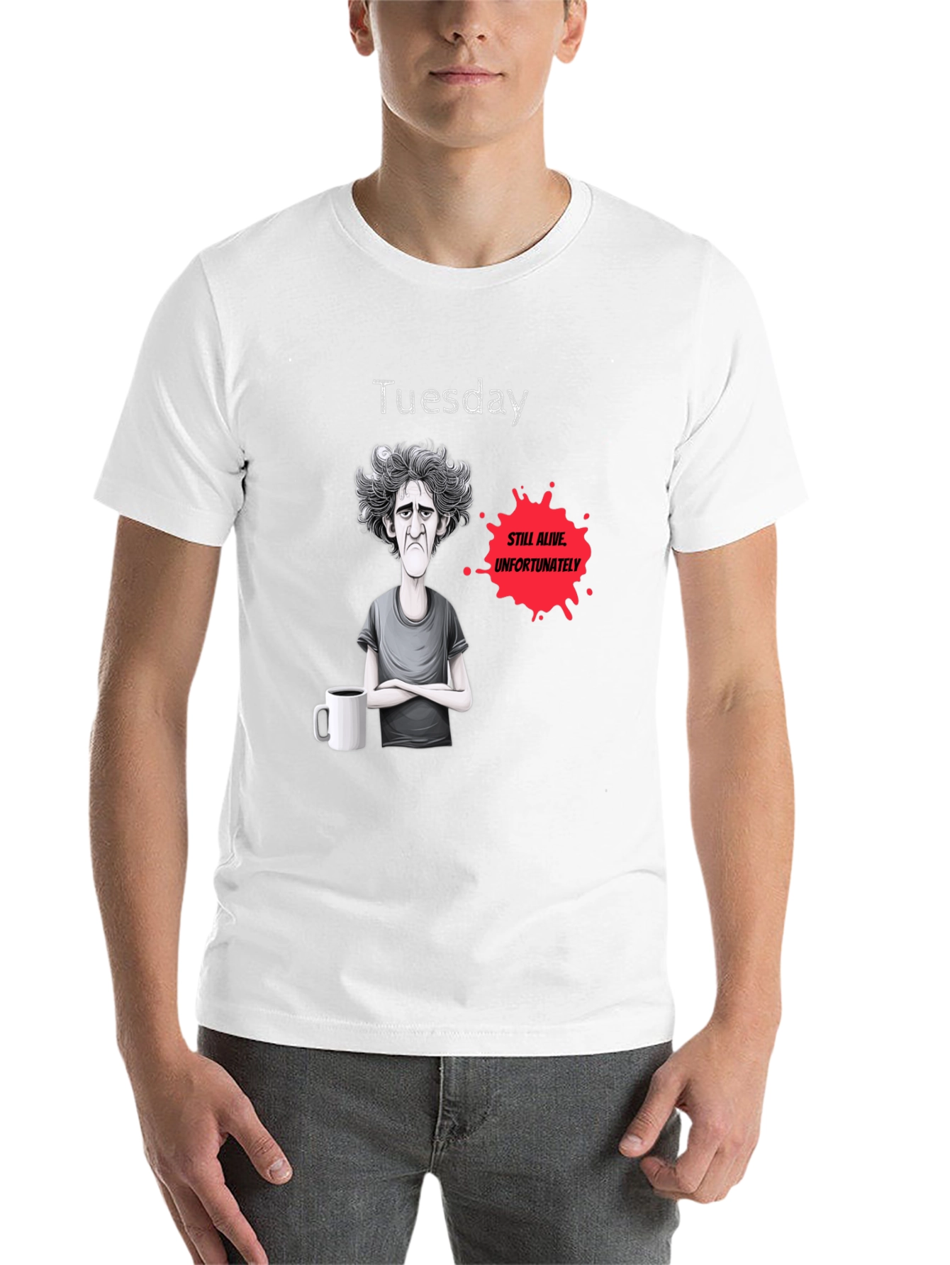 Black Tuesday Still Alive Graphic Novelty T-Shirt view 14
