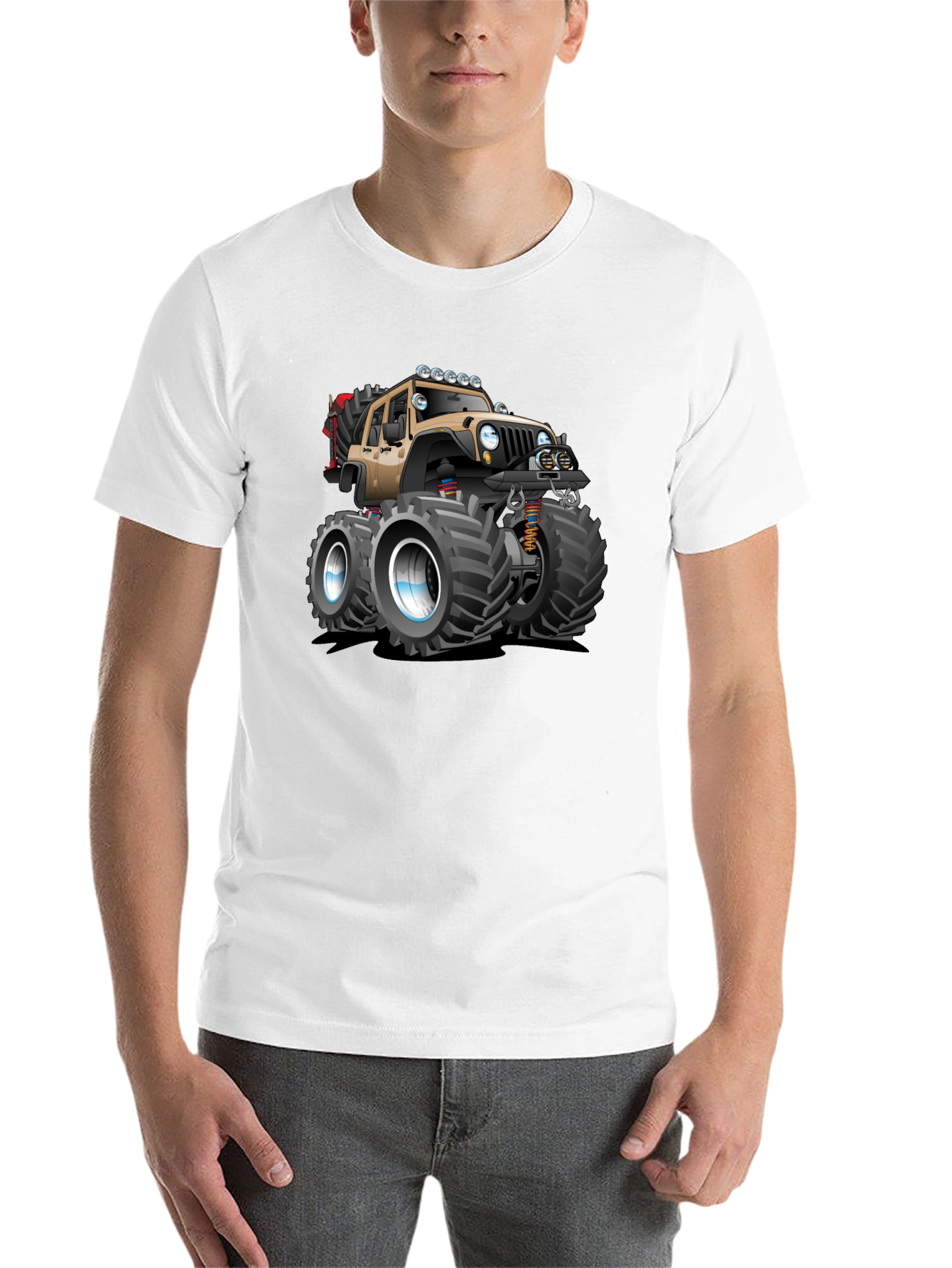 Black Monster Truck Graphic Tee - Off-Road Style view 14