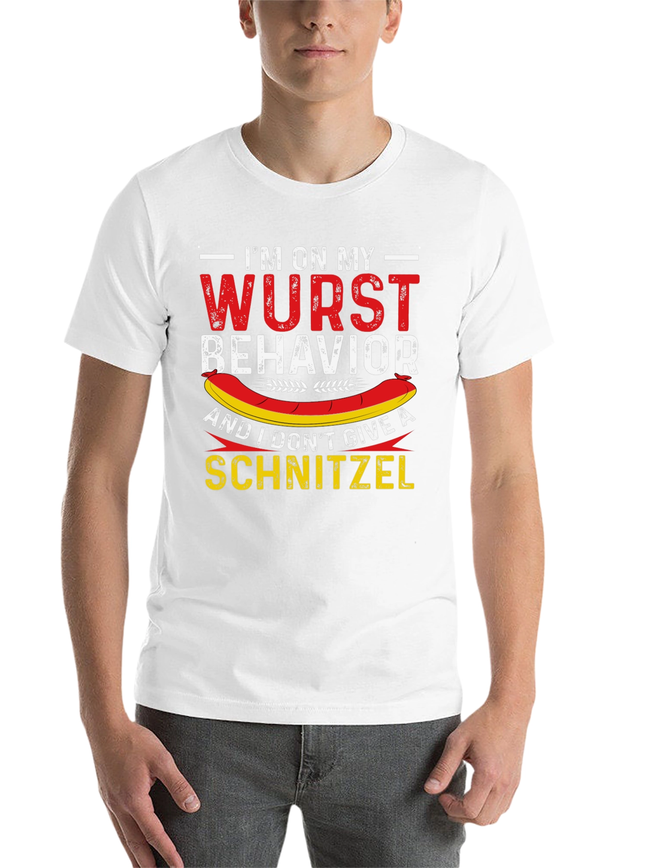 Black Wurst Behavior Funny German T-Shirt view 14