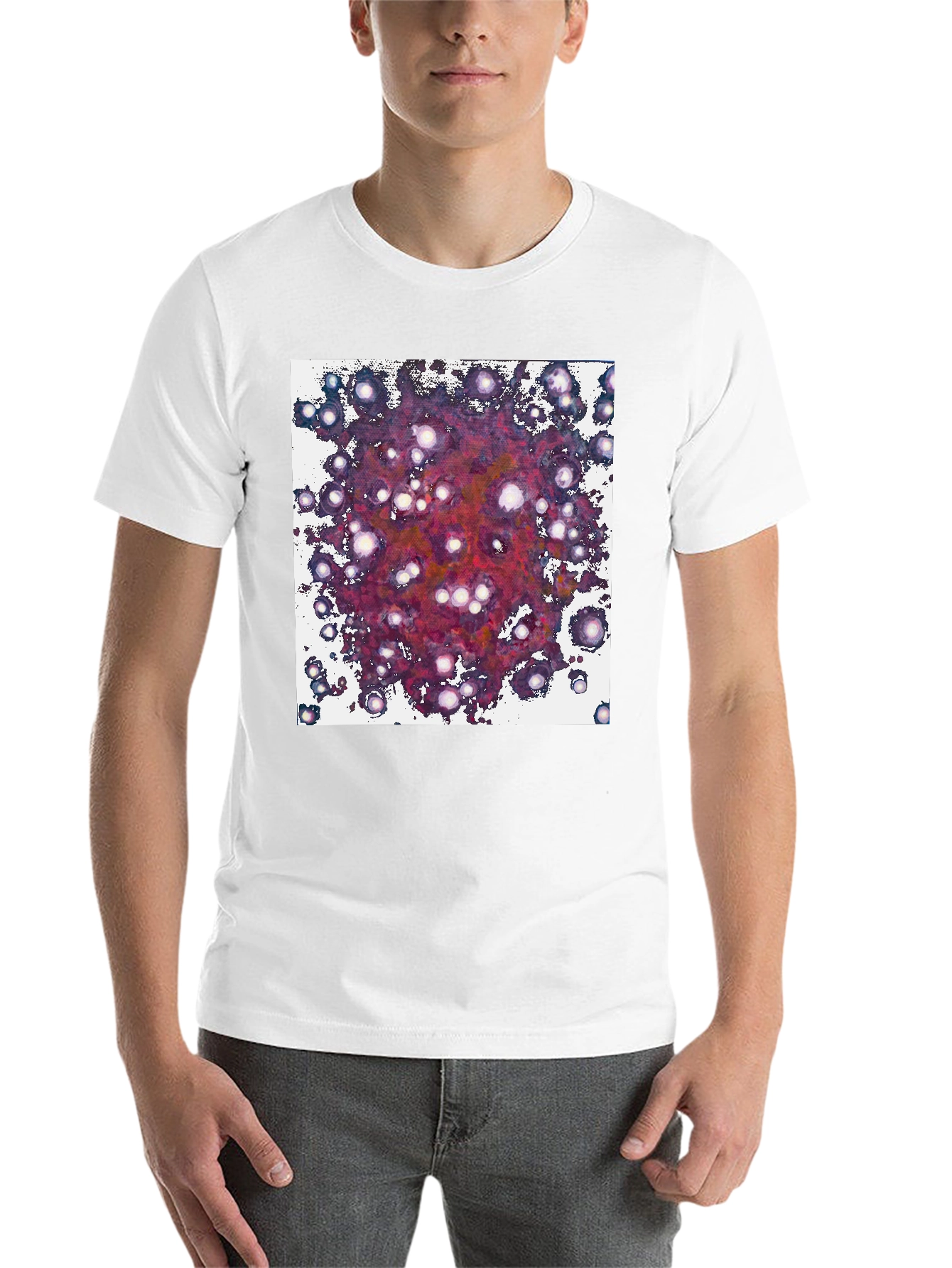 Black Galaxy Dream T-Shirt - Abstract Space Design view 14