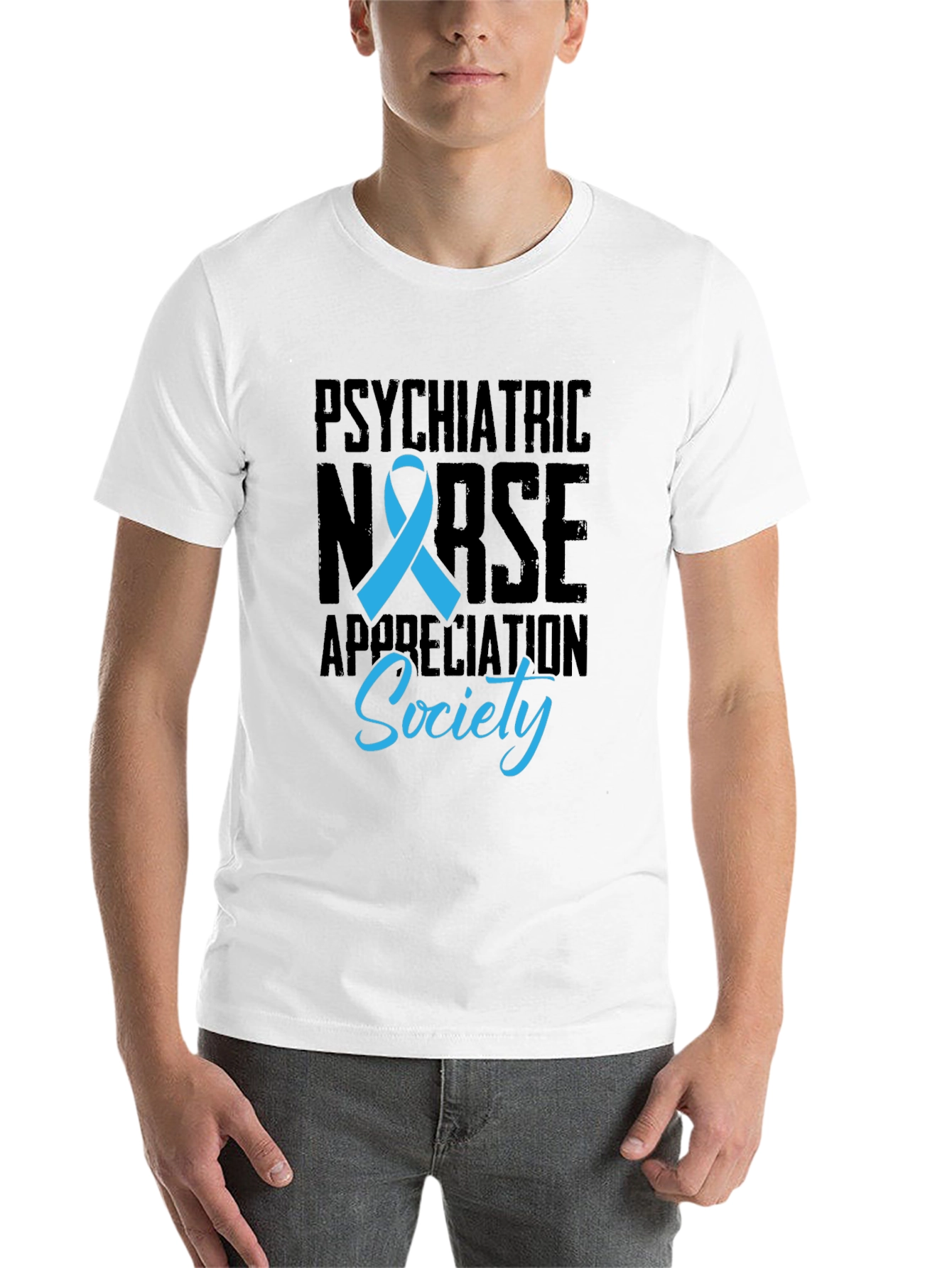 Black Psychiatric Nurse Appreciation Society T-Shirt view 14