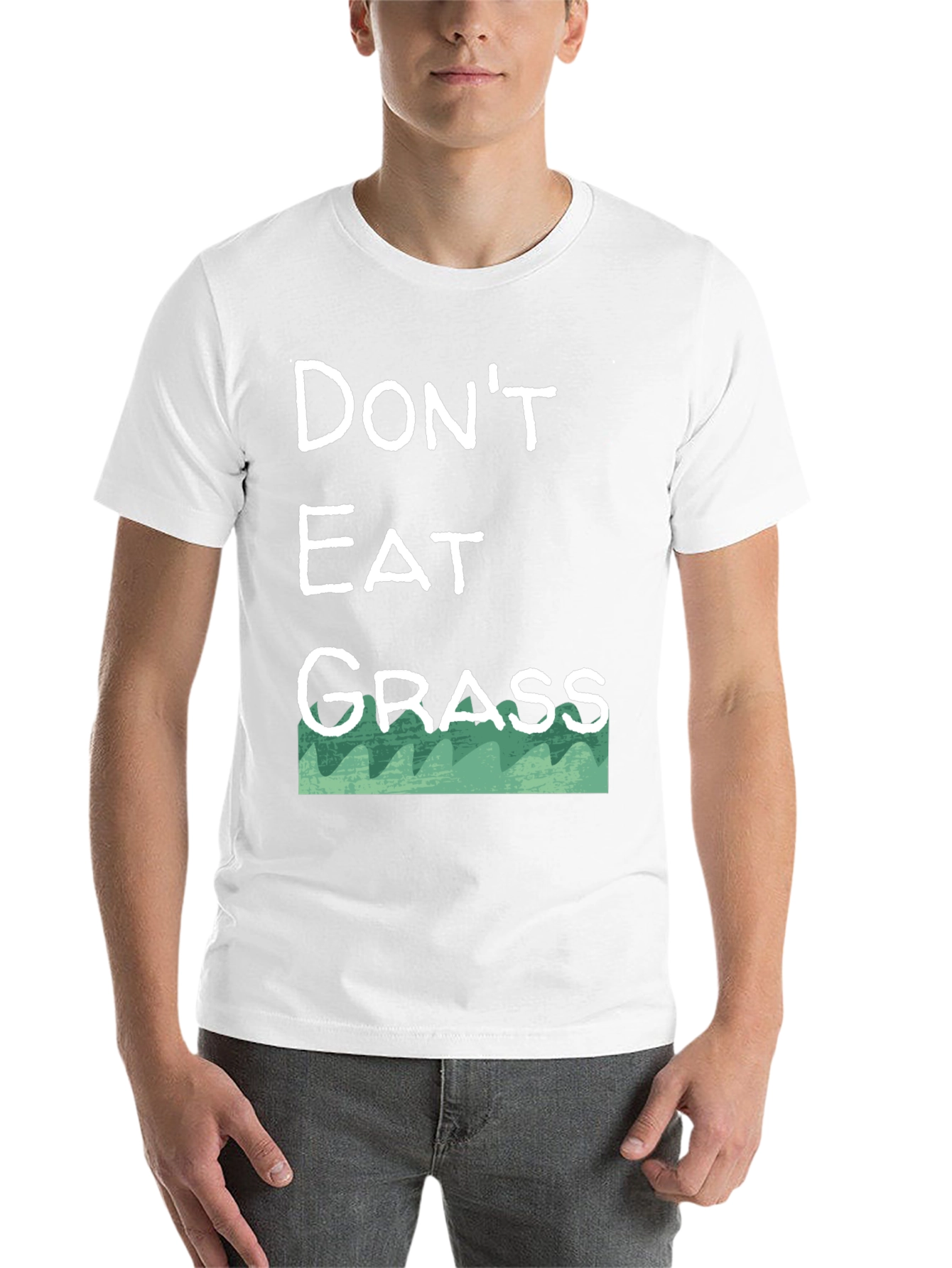 Black Don't Eat Grass T-Shirt - Funny Novelty Tee view 14